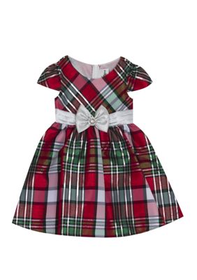 Rare Editions Toddler Girls Plaid Bow Dress | belk