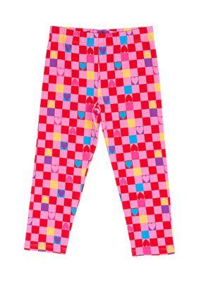 Toddler Girls Knit Printed Leggings