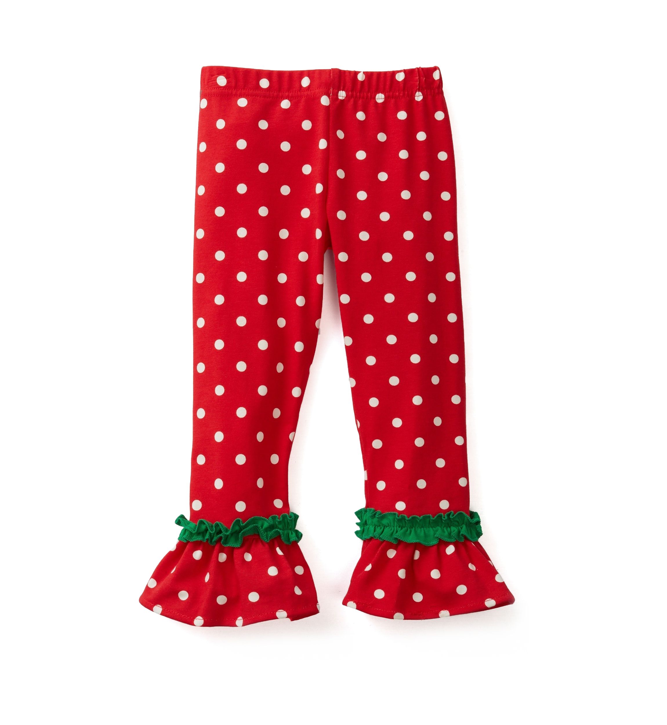 Toddler Girls Long Sleeve Santa Appliqué Set
