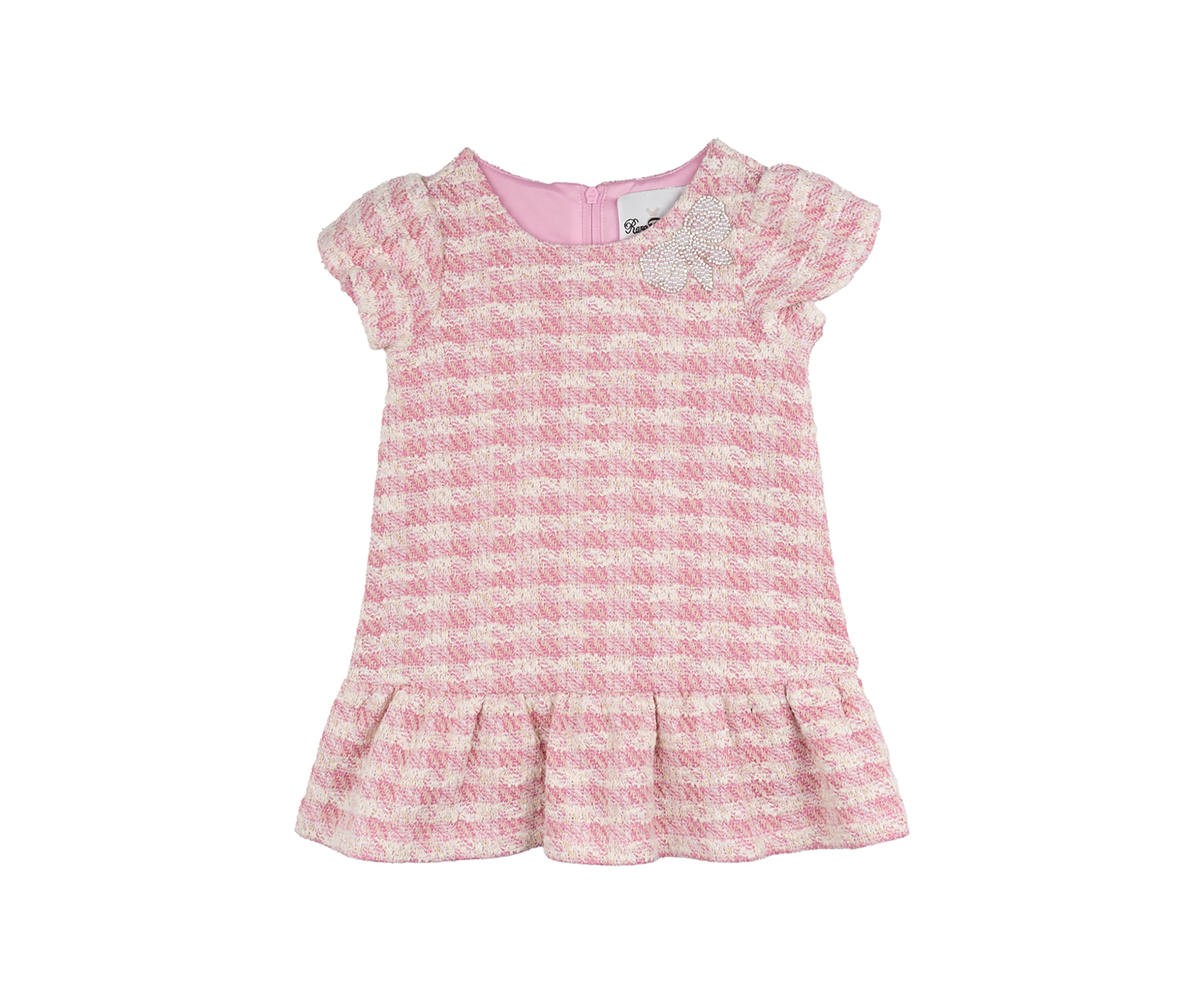 Toddler Girls Tweed Dress Set