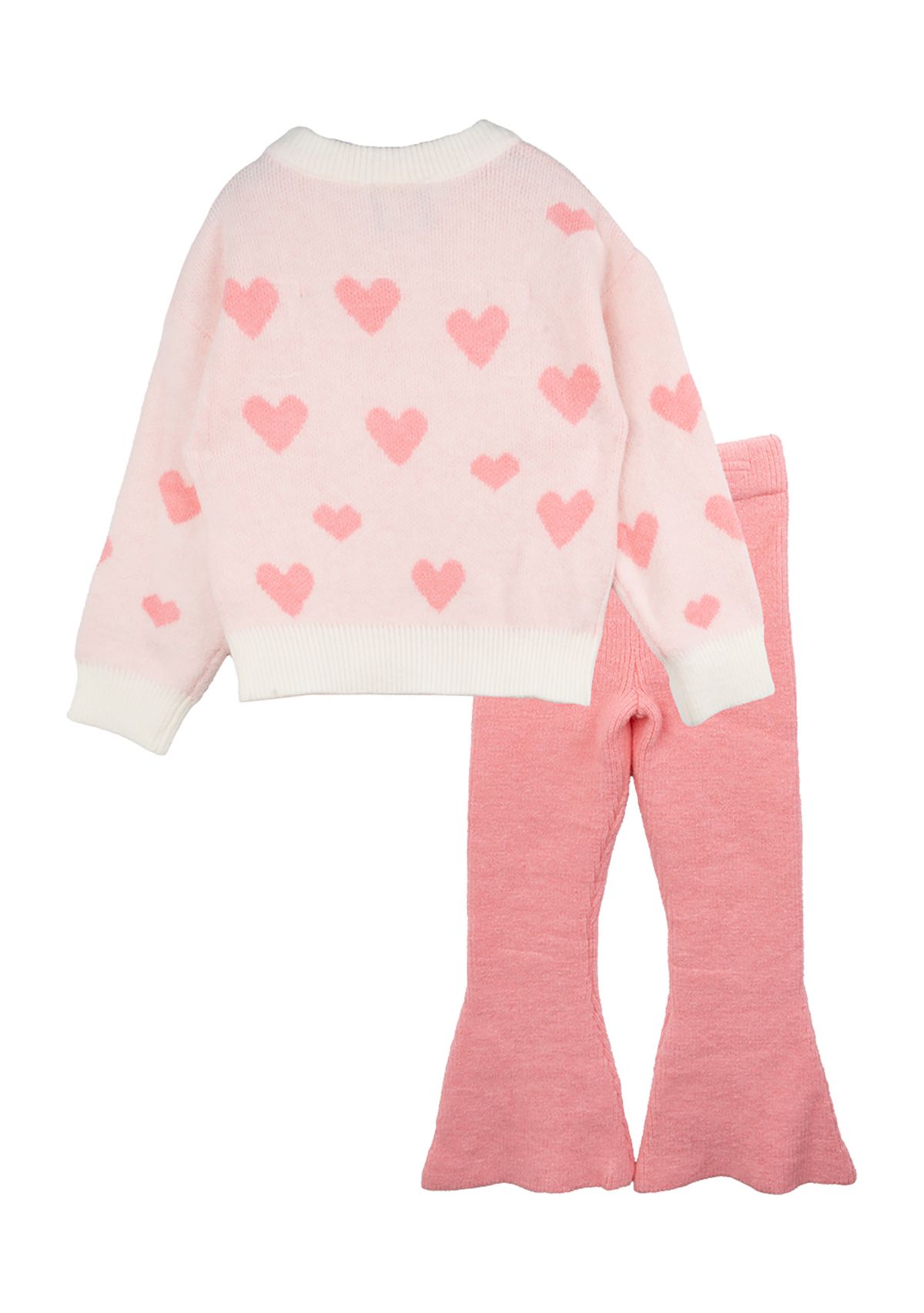 Toddler Girls Heart Sweater and Pants Set