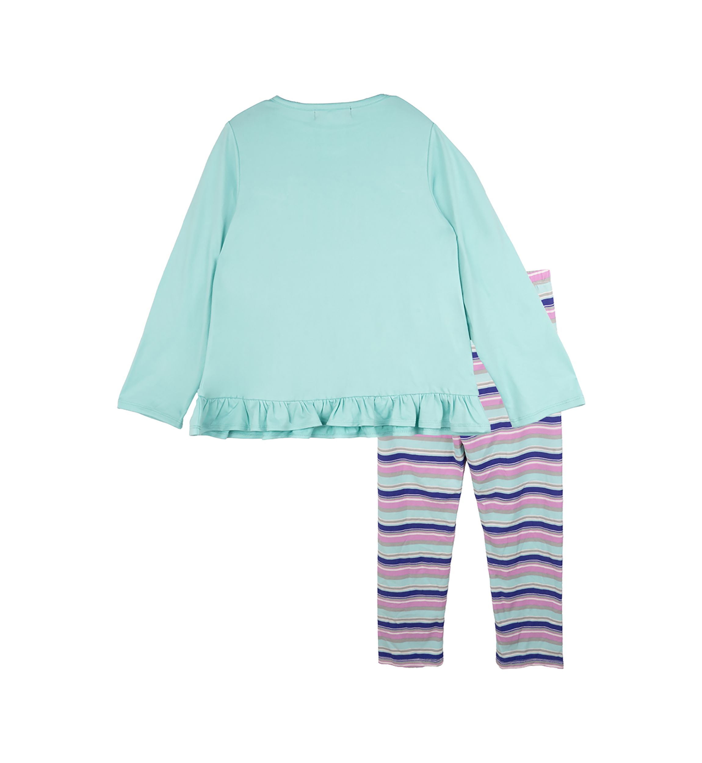 Toddler Girls Keep Warm Graphic T-Shirt and Printed Leggings Set