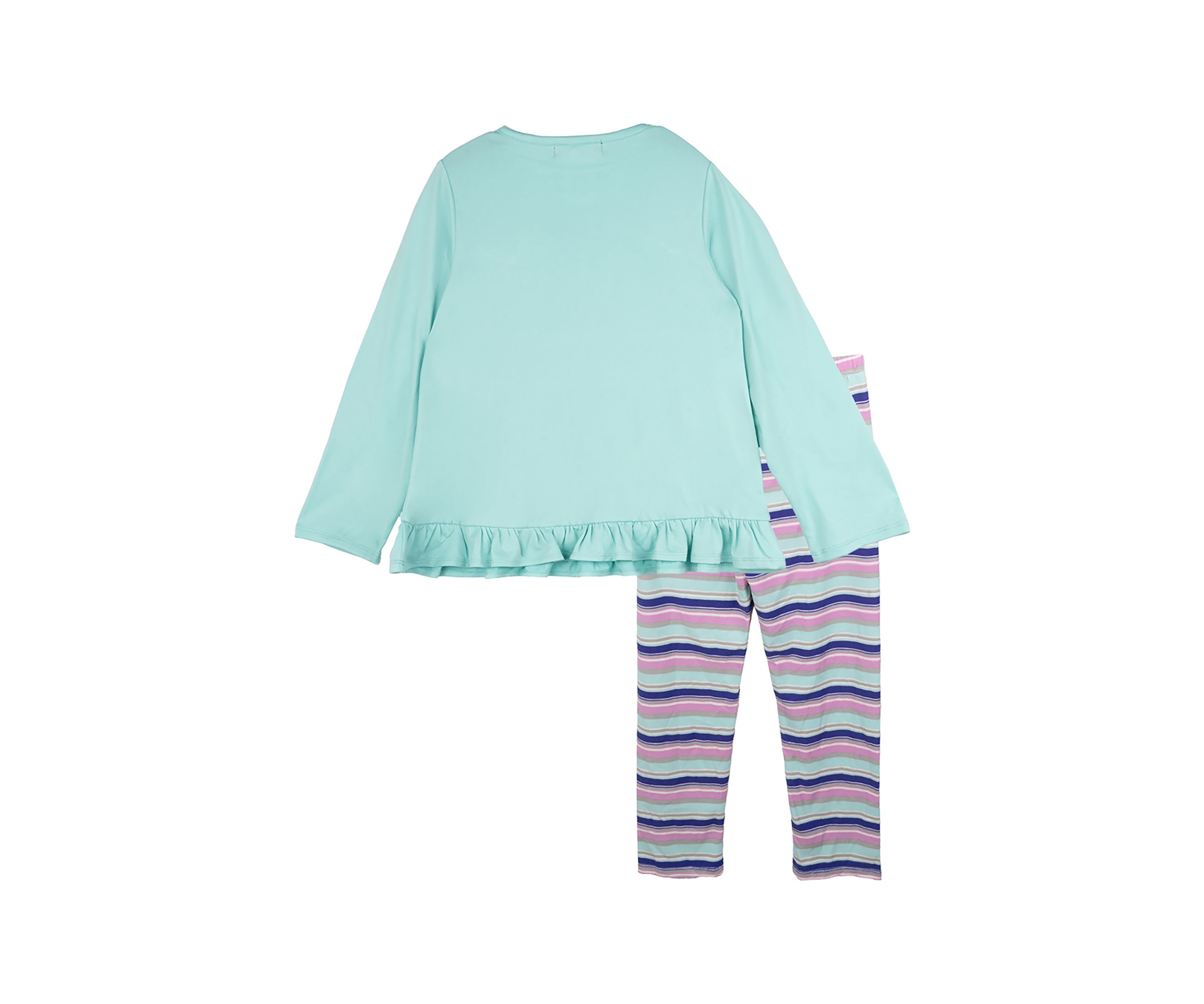 Toddler Girls Keep Warm Graphic T-Shirt and Printed Leggings Set