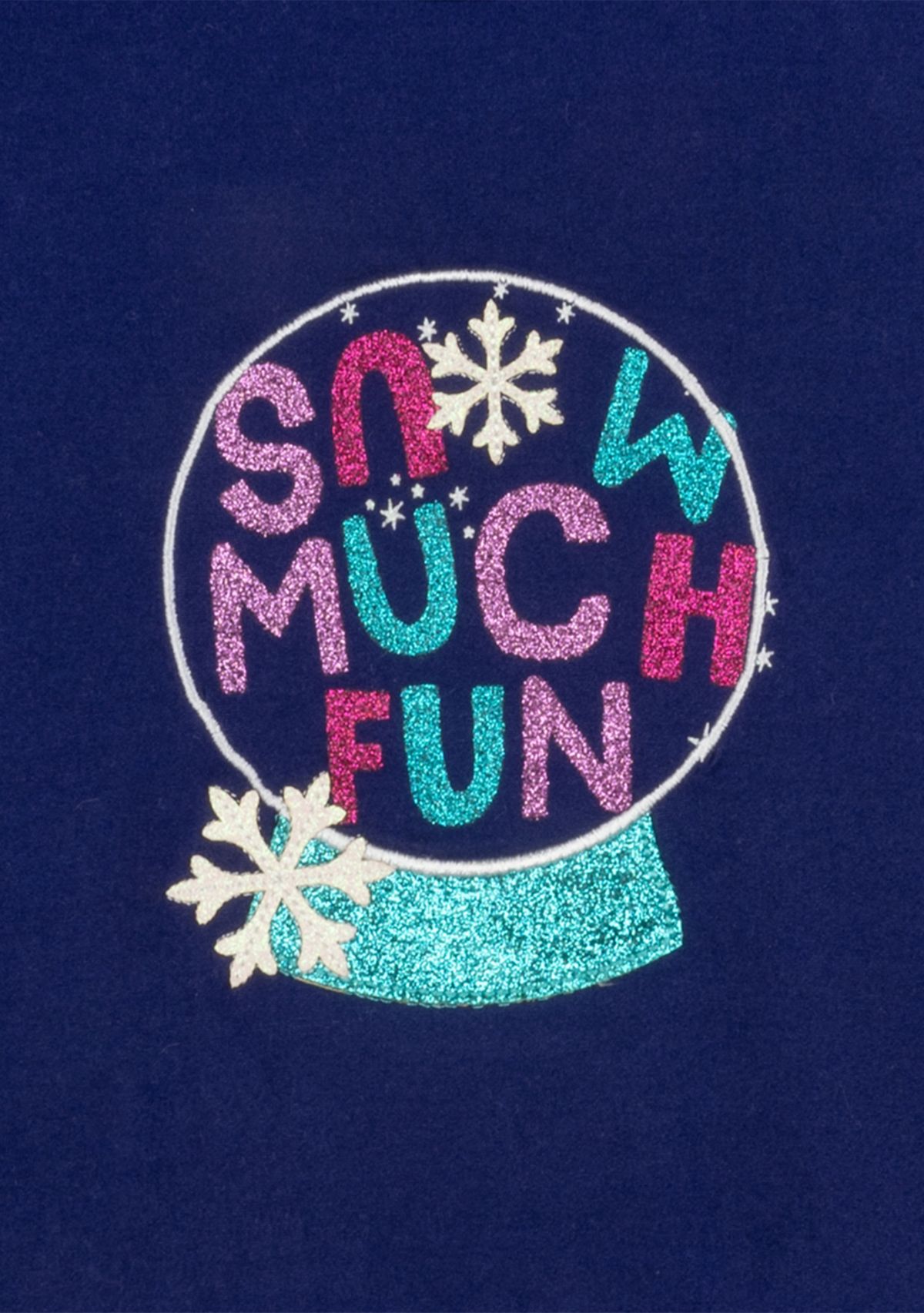 Toddler Girls Snow Too Much Graphic T-Shirt and Printed Leggings Set