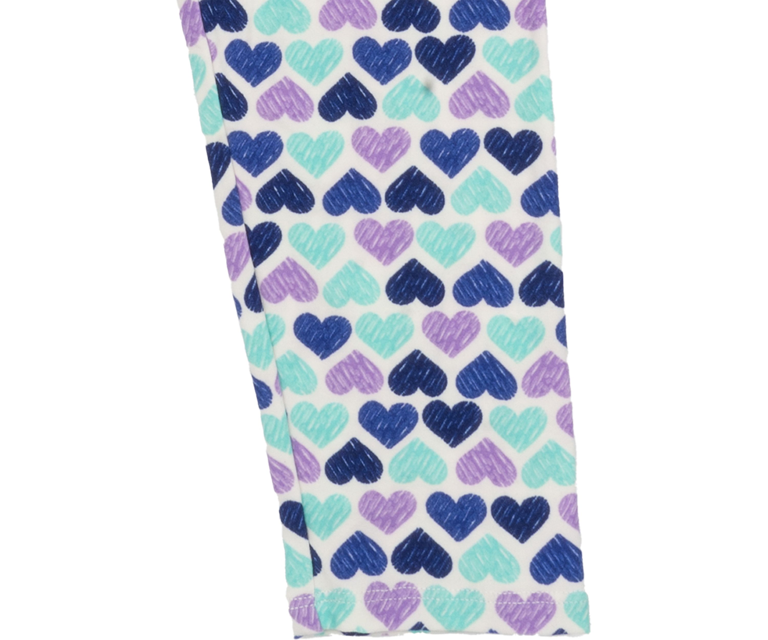 Toddler Girls Snow Too Much Graphic T-Shirt and Printed Leggings Set