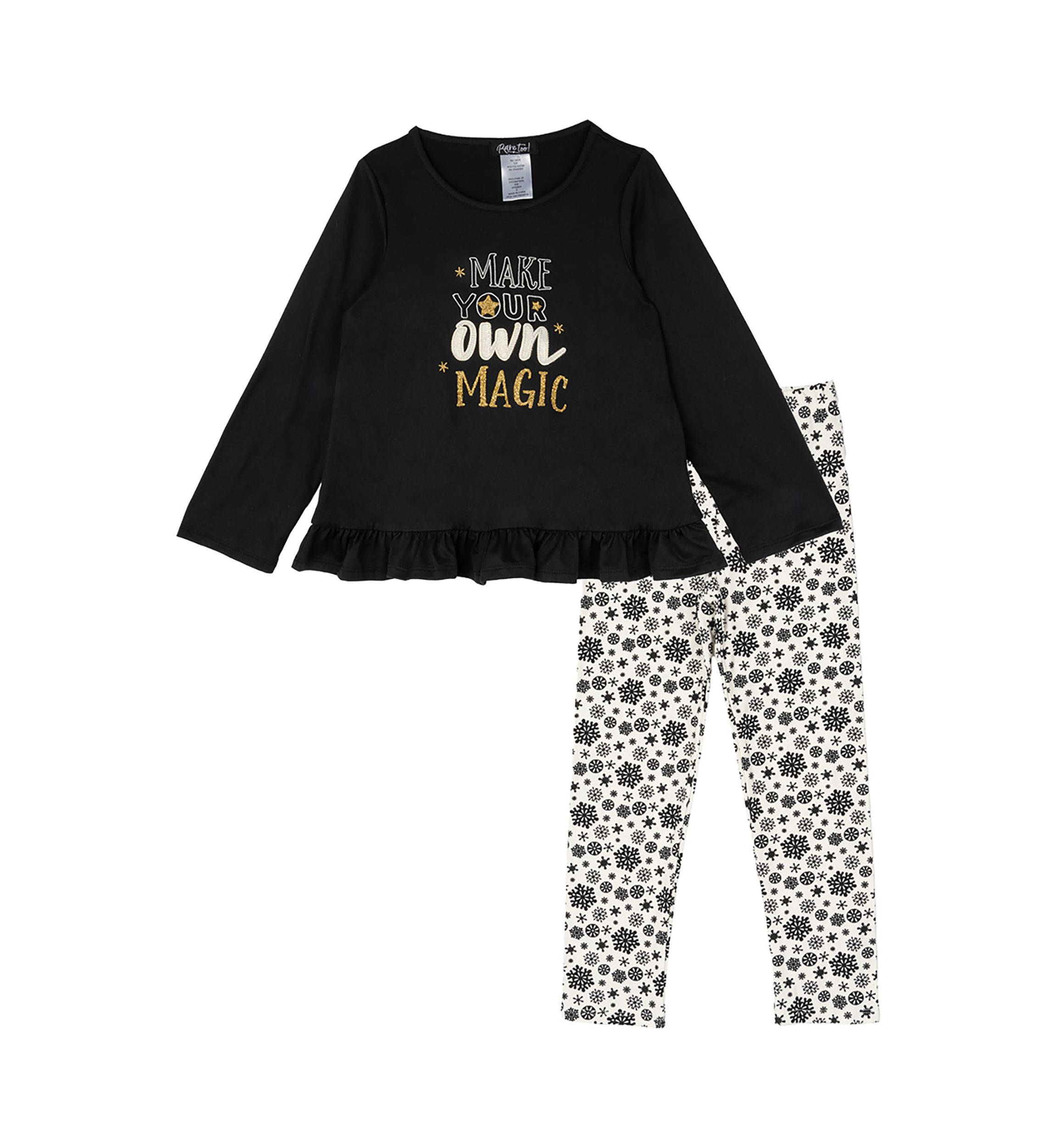 Toddler Girls Magic Graphic T-Shirt and Printed Leggings Set