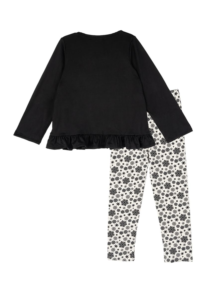 Toddler Girls Magic Graphic T-Shirt and Printed Leggings Set