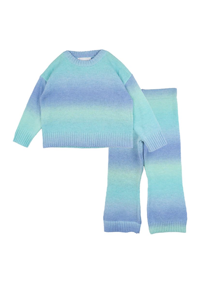 Toddler Girls Ombré Sweater and Pants Set