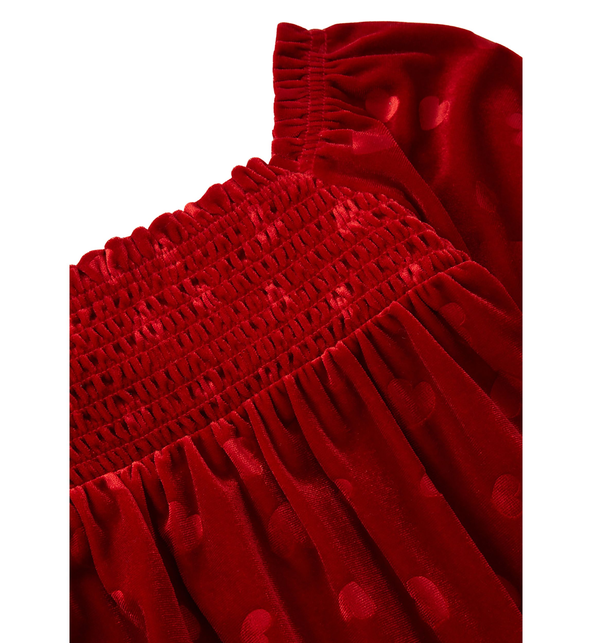Toddler Girls Velvet Top with Coordinating Pants