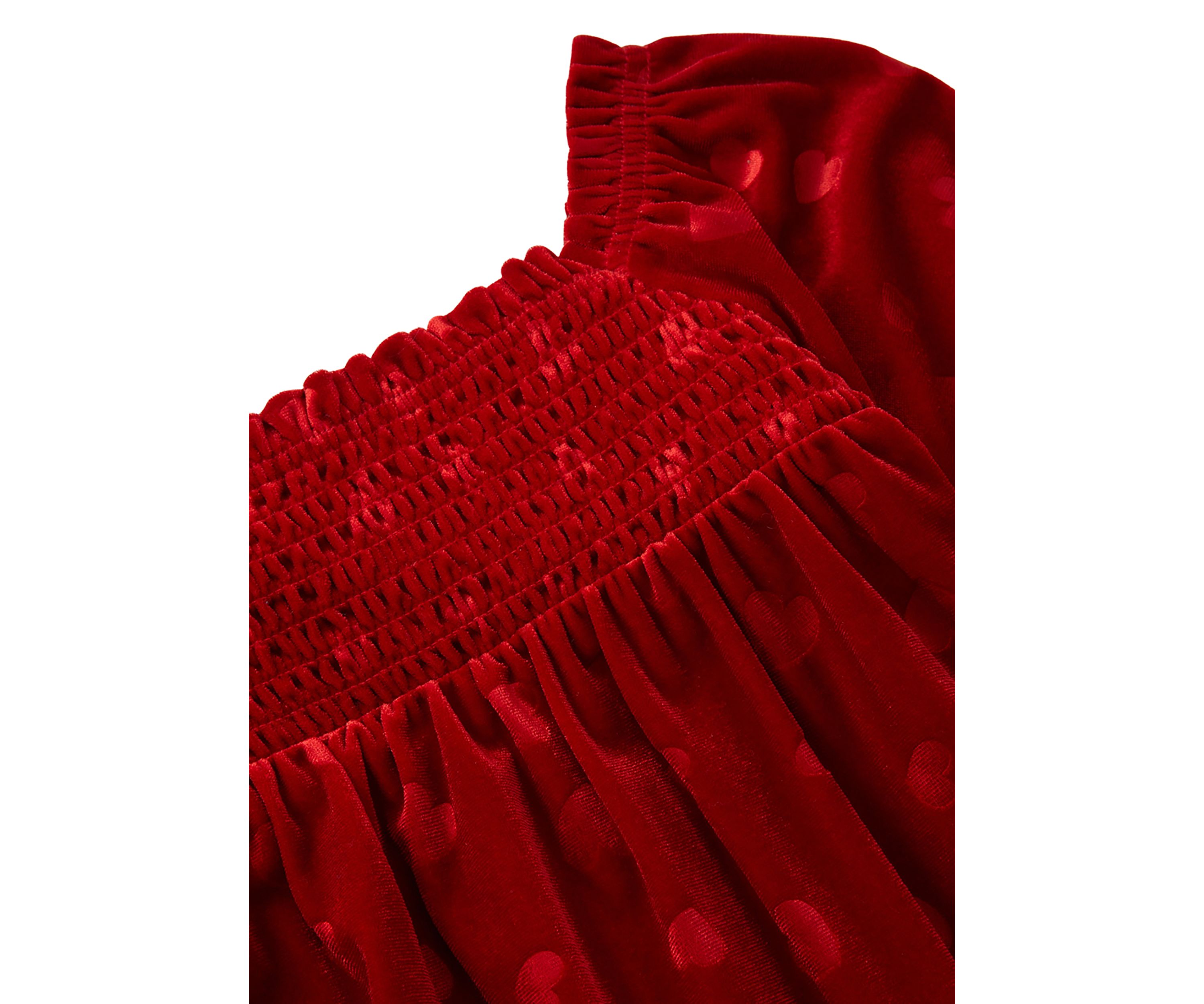 Toddler Girls Velvet Top with Coordinating Pants