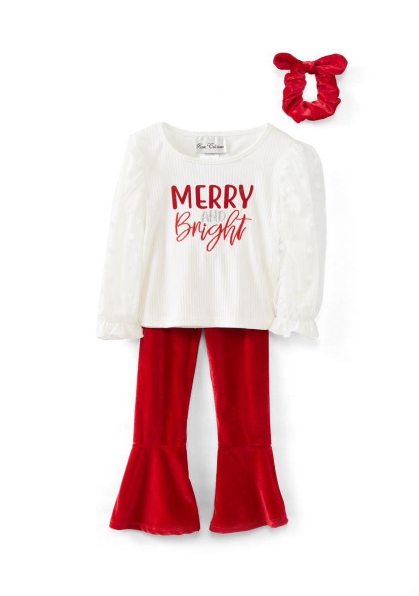 Toddler Girls Merry and Bright Legging Set 
