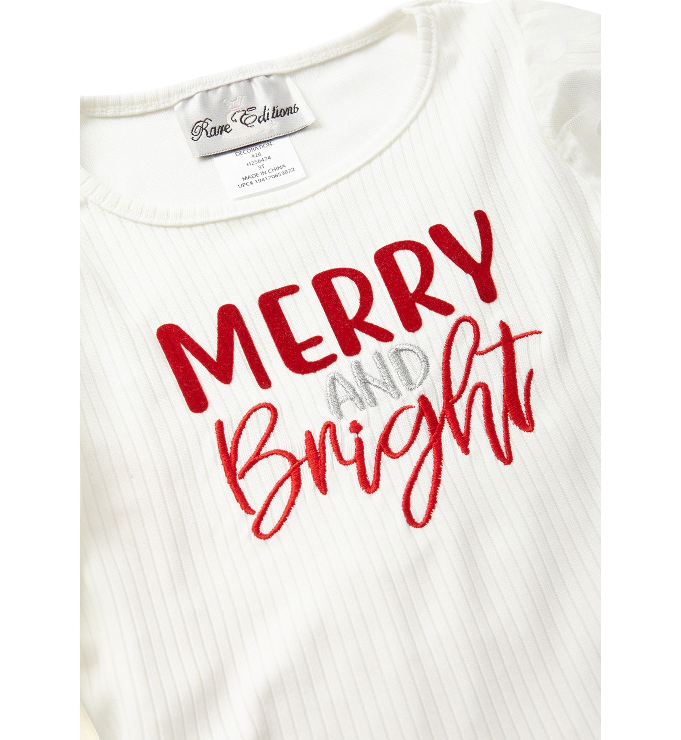 Toddler Girls Merry and Bright Legging Set 