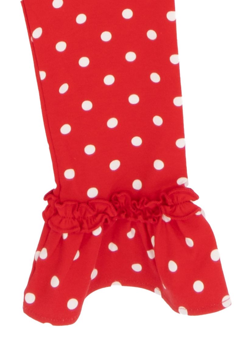 Toddler Girls Reindeer Striped Set 