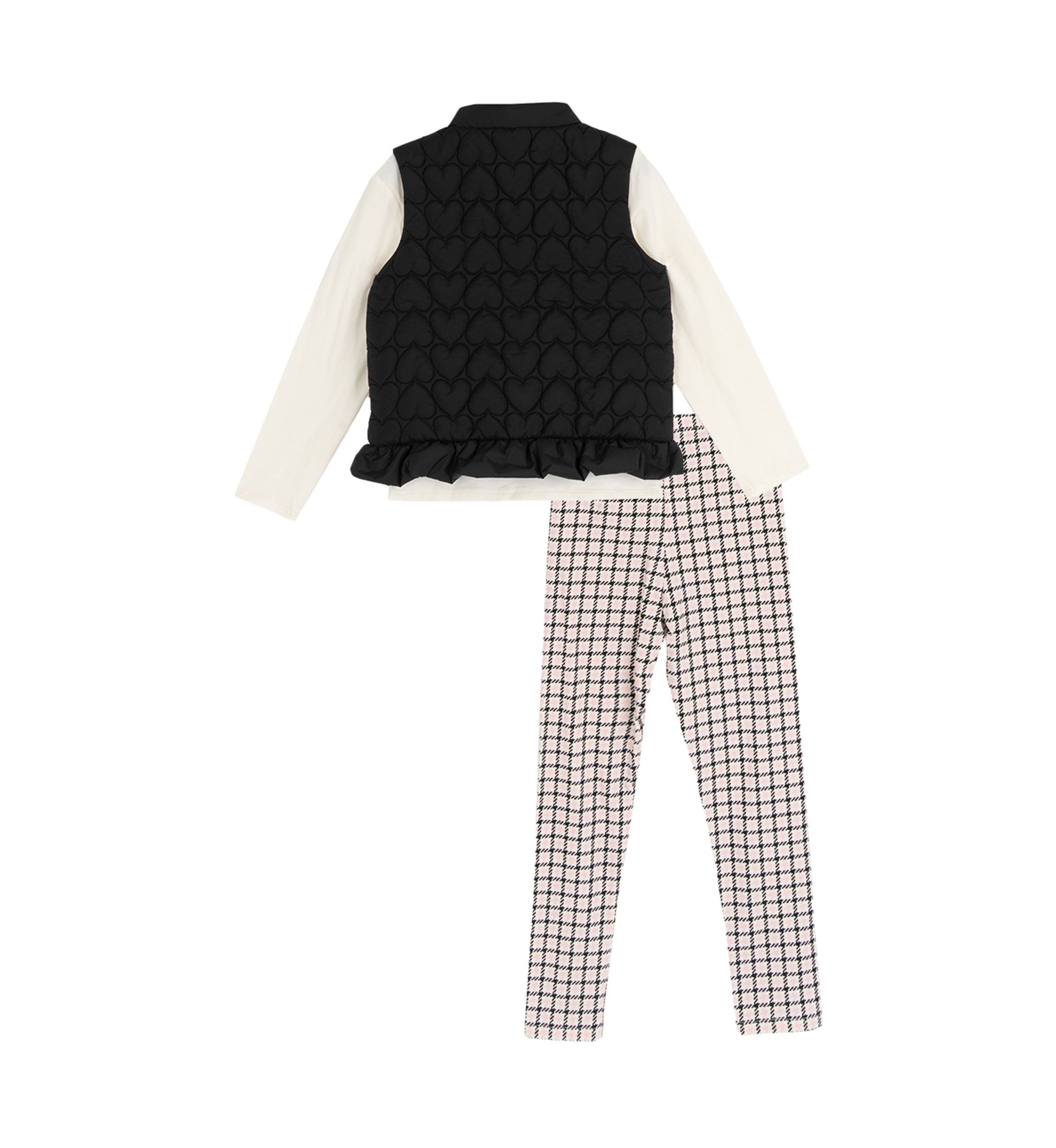 Toddler Girls Puffer Vest Set 