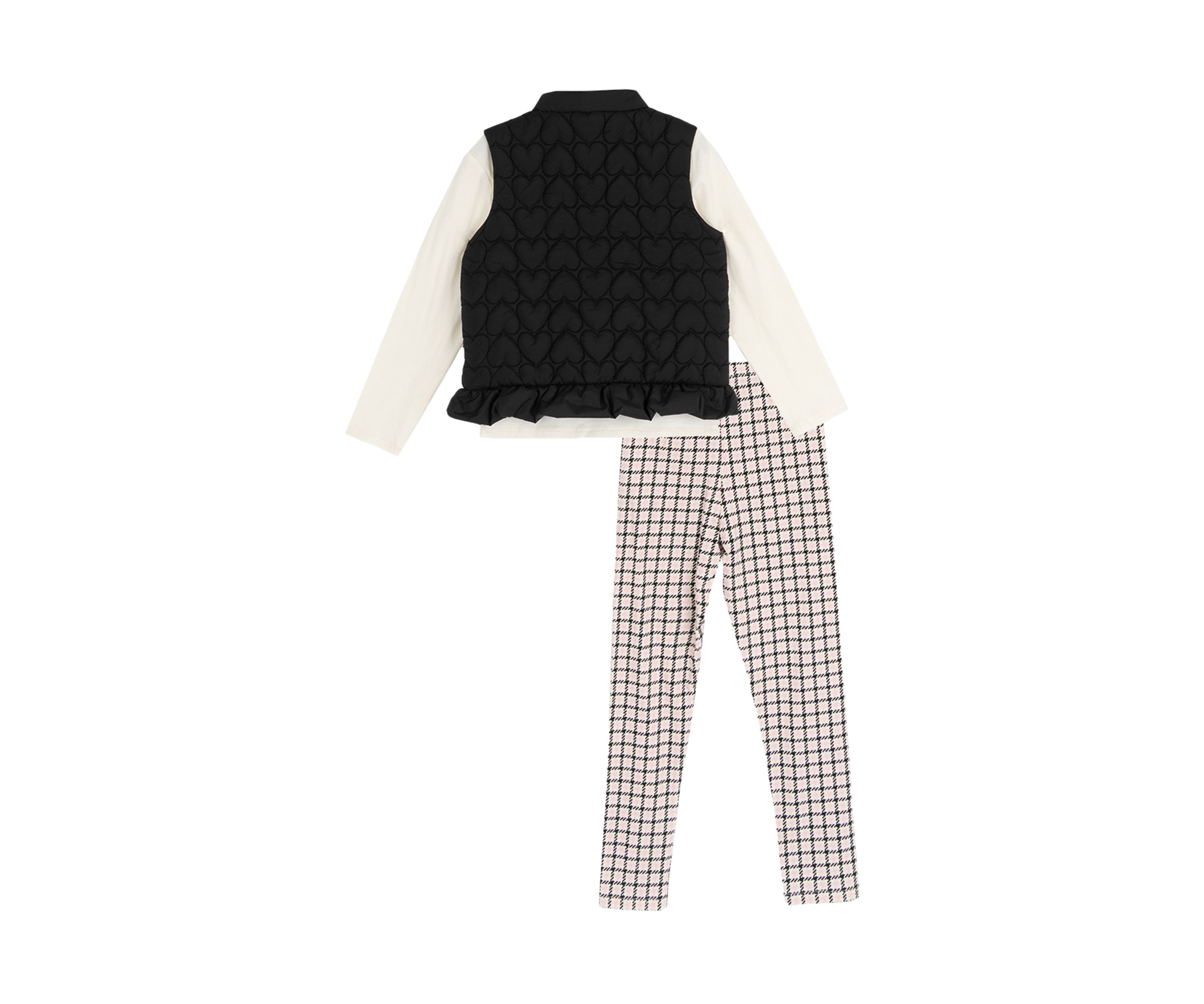 Toddler Girls Puffer Vest Set 