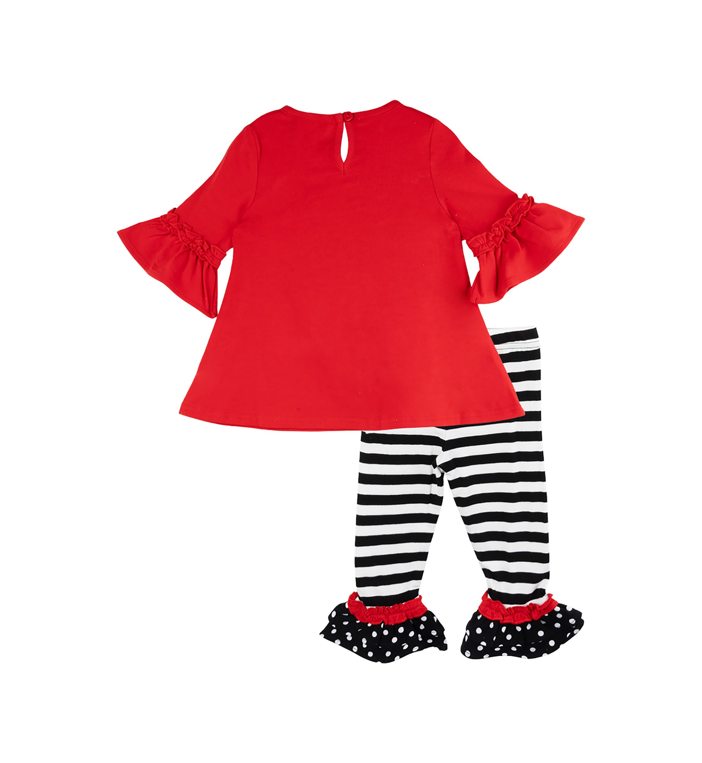 Baby Girls Snowman Appliqué Set