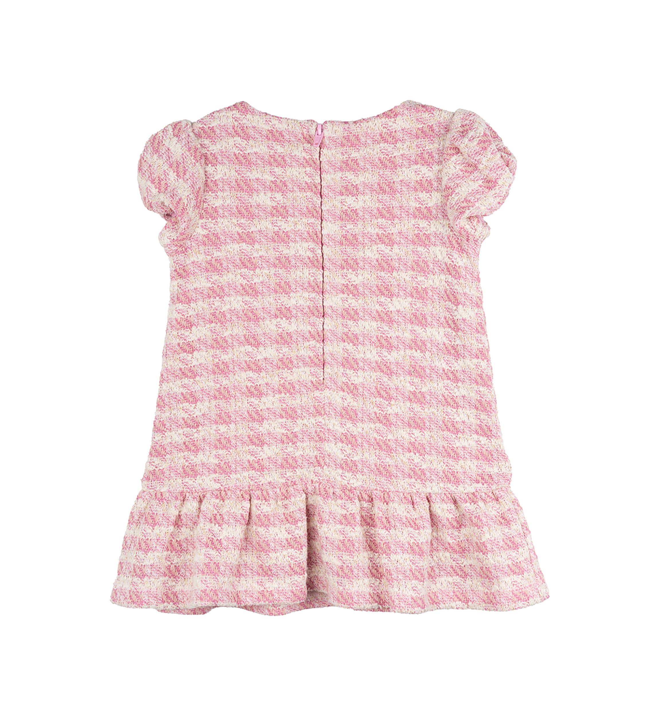 Baby Girls Printed Tweed Dress