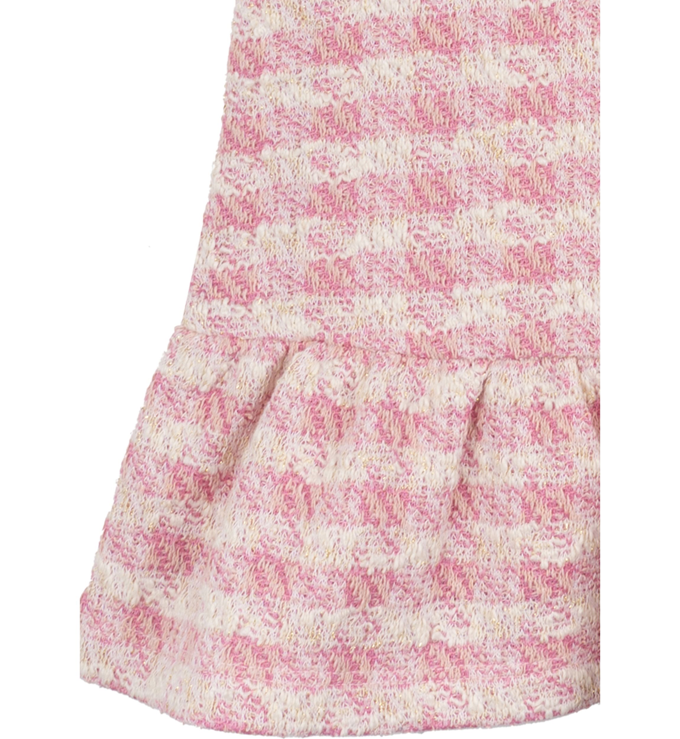 Baby Girls Printed Tweed Dress