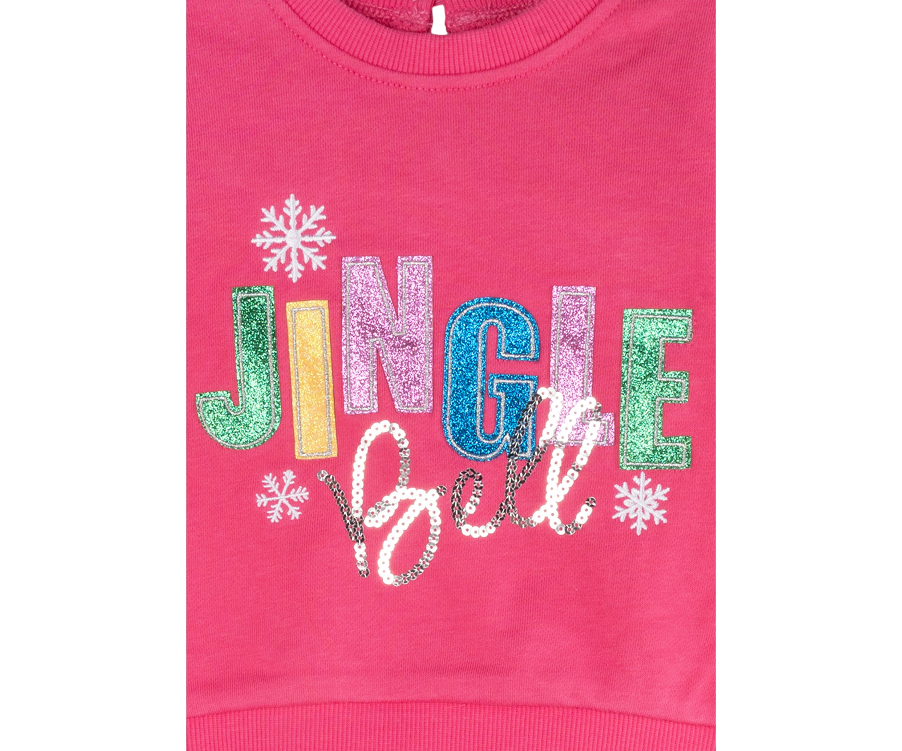 Baby Girls French Terry Graphic Sweatshirt and Leggings Set