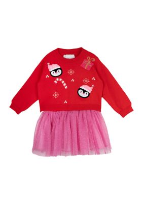 long sleeved christmas dress Womens Christmas Sweater Dress Long Sleeve Xmas Snowflack Tree Print   REENOVY