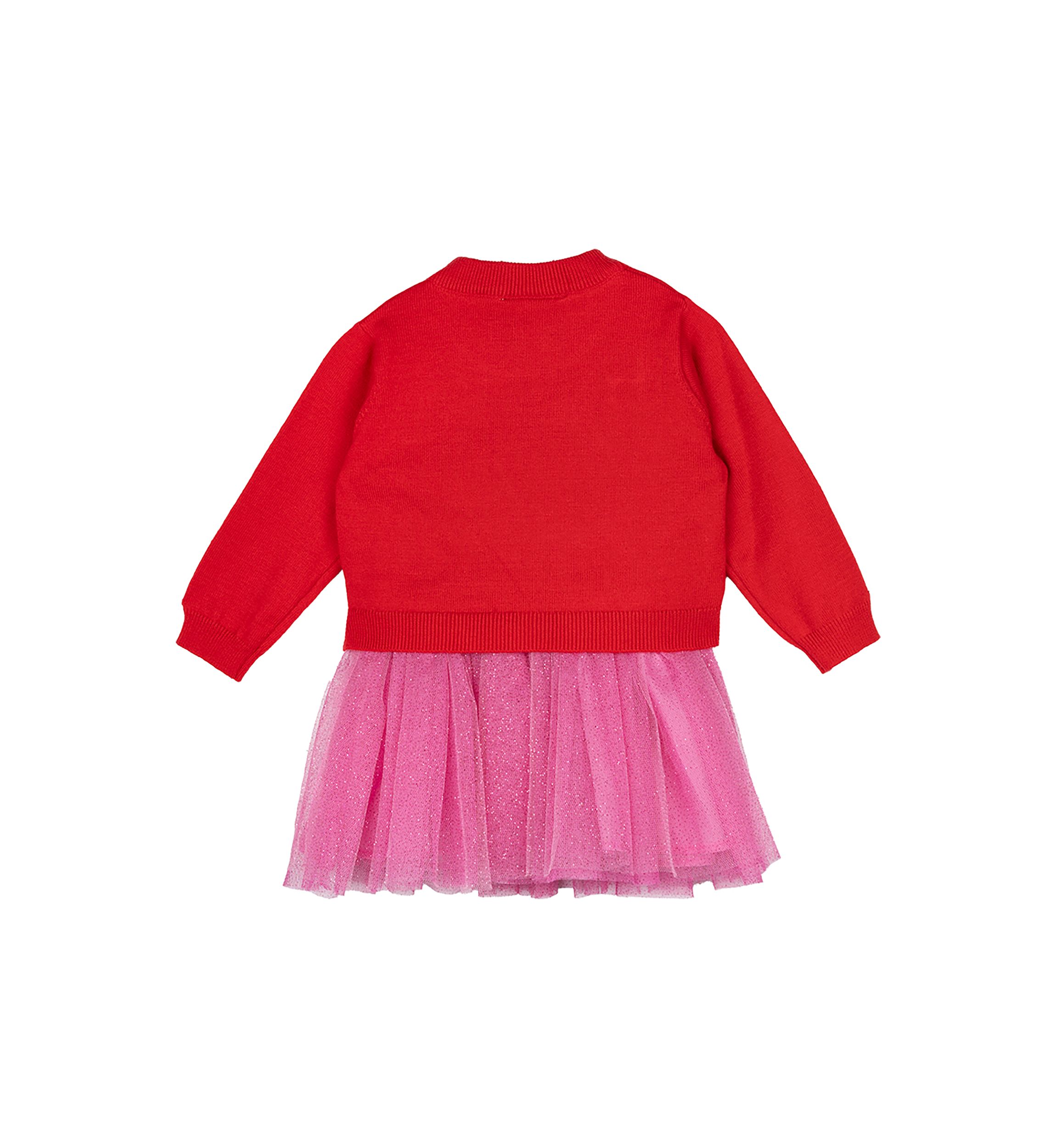 Baby Girls Penquin Christmas Sweater Dress