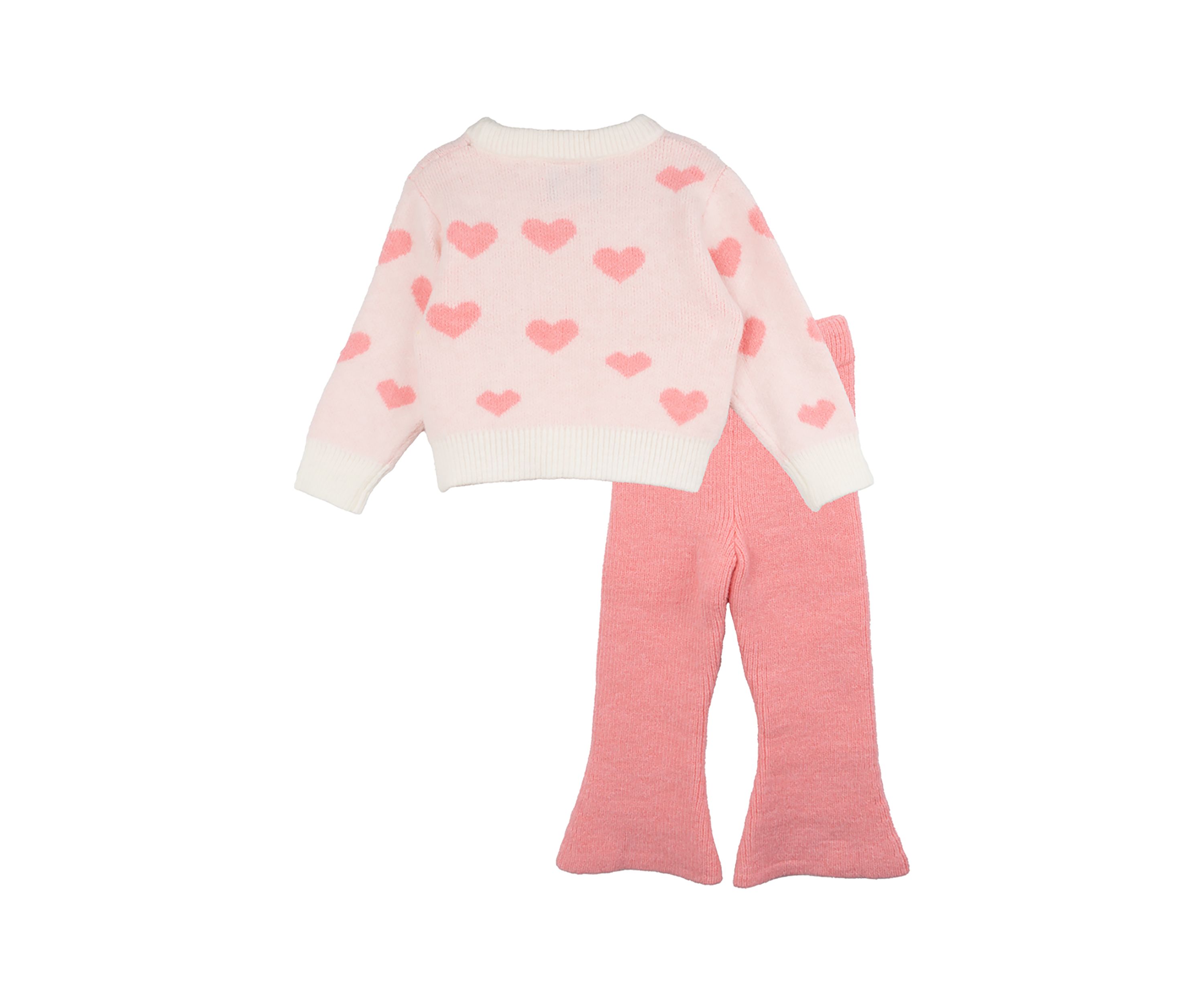 Baby Girls Heart Sweater and Pants Set
