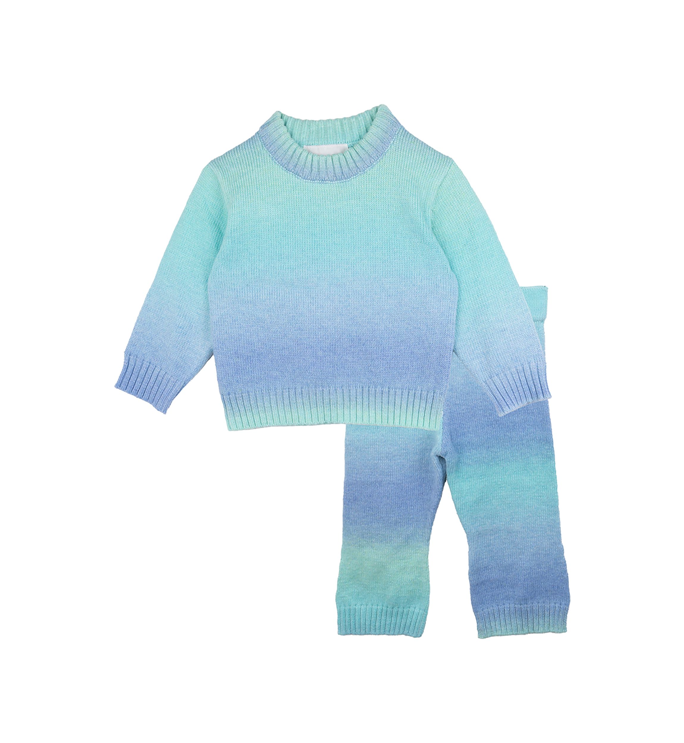 Baby Girls Double Knit Sweater and Pants Set