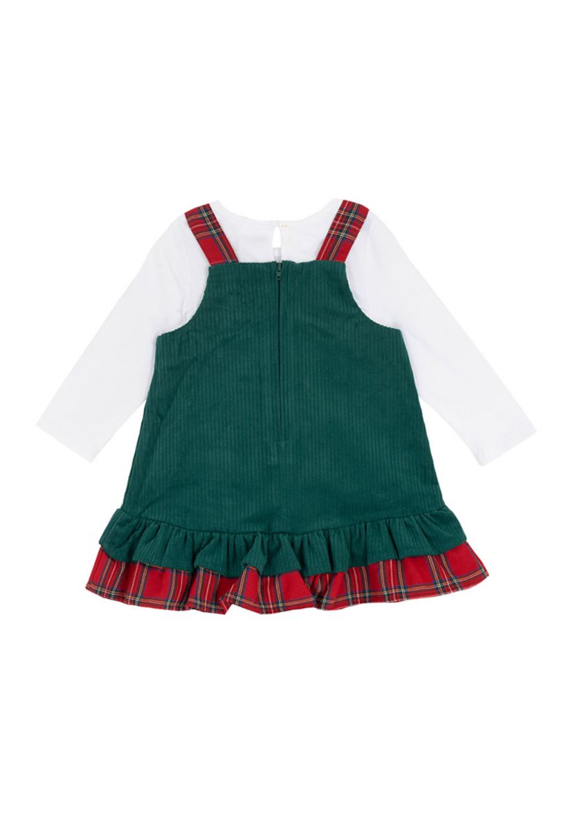 Baby Girls Santa Corduroy Jumper