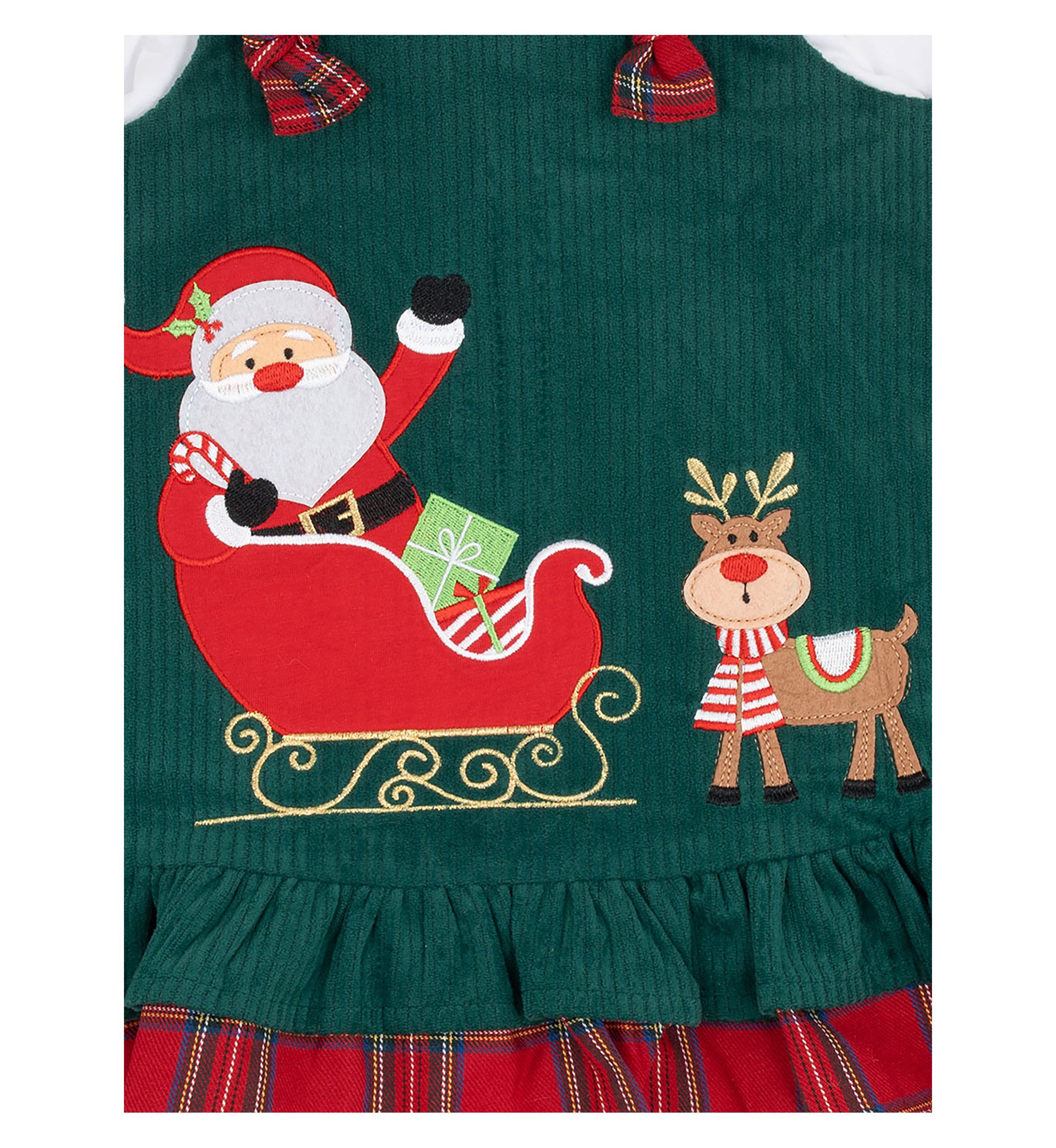 Baby Girls Santa Corduroy Jumper