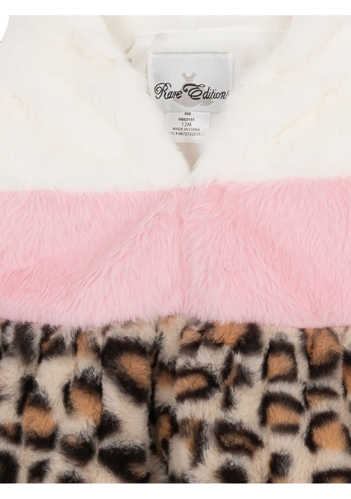 Baby  Girls Fur Vest Set 