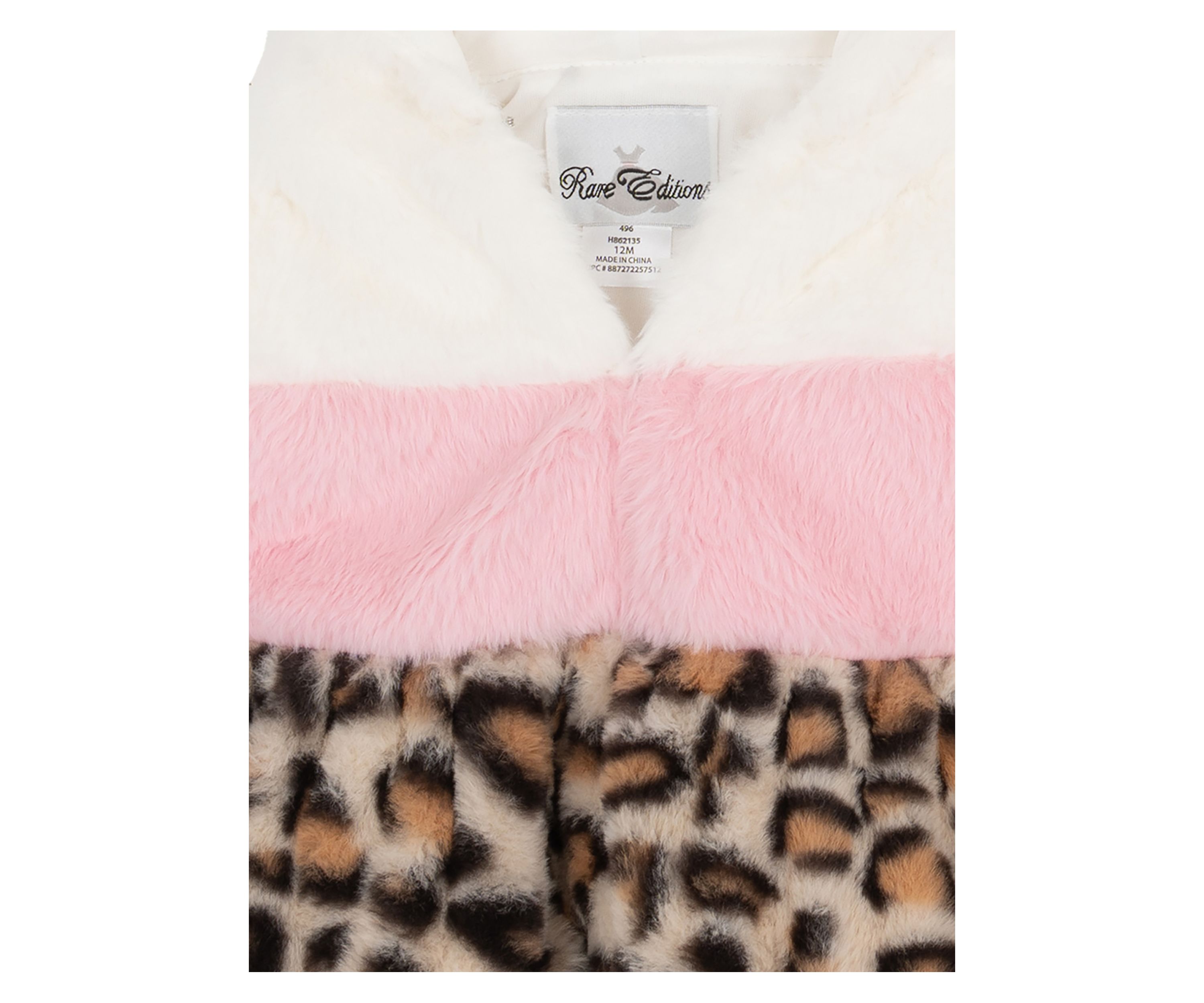 Baby  Girls Fur Vest Set 