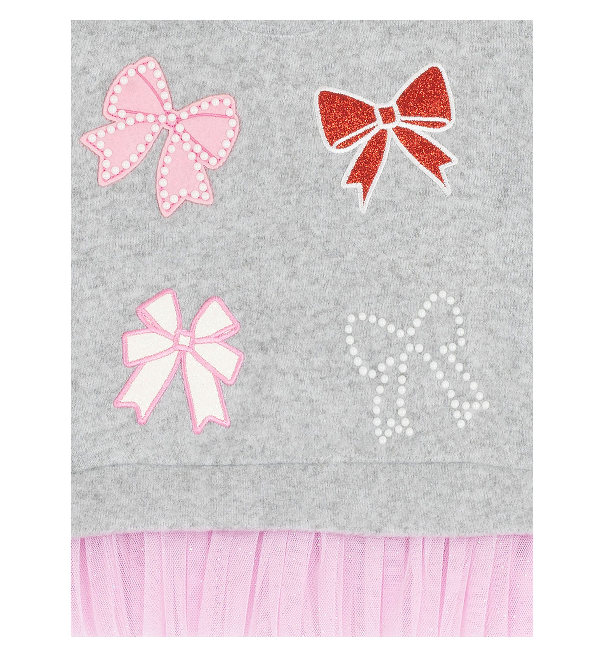 Baby Girls Long Sleeve Bow Set