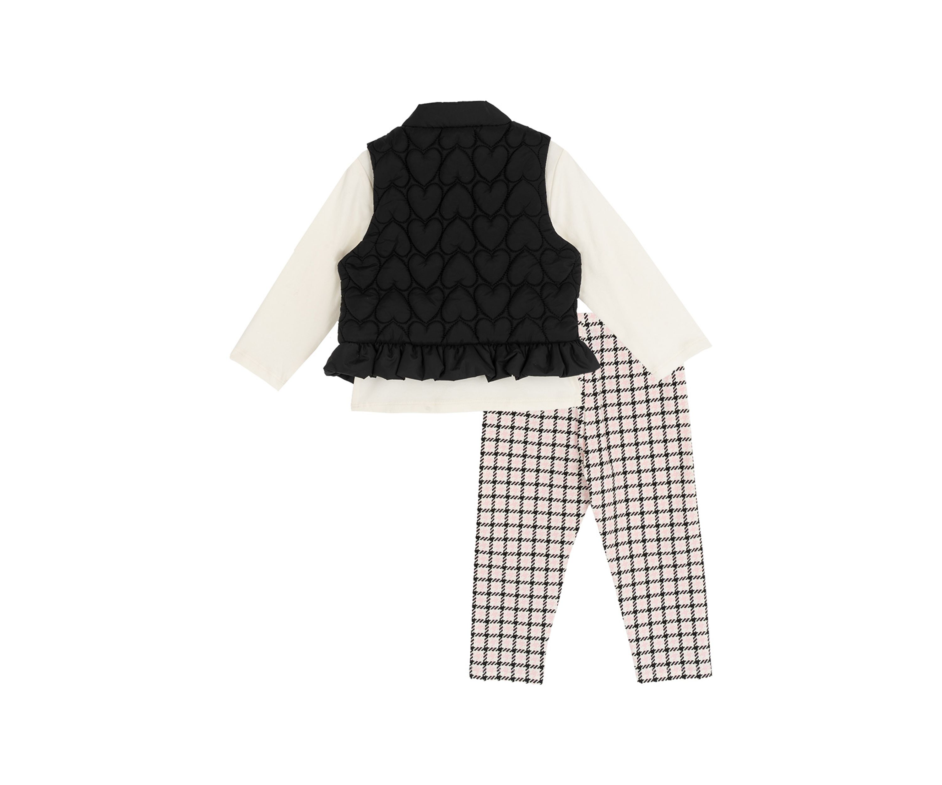Baby Girls Puffer Vest Set 