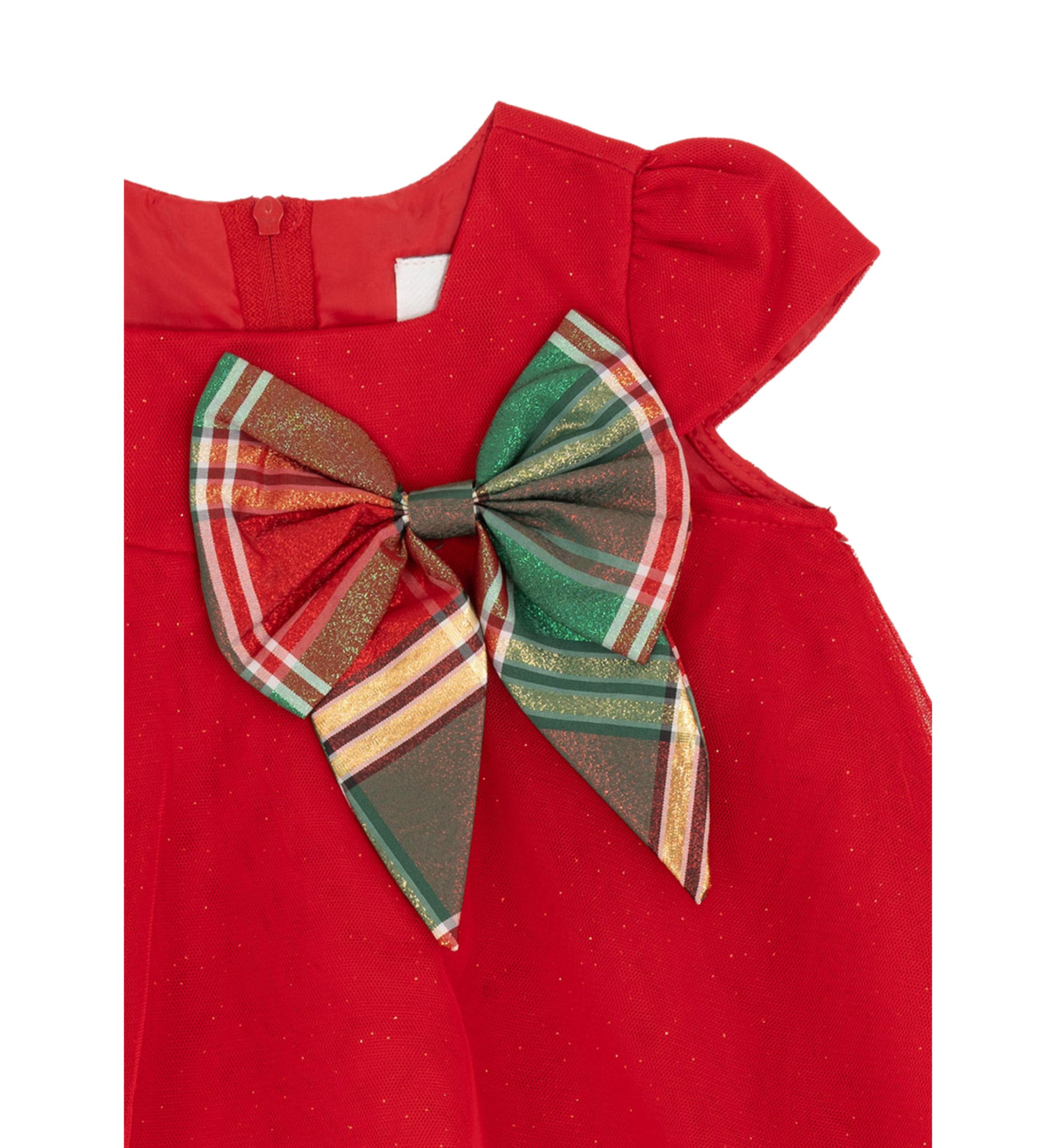 Baby Girls Cap Sleeve Mesh Float Bodice Dress and Bloomer Set 