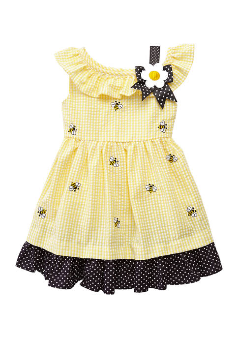 Rare Editions Baby Girls Seersucker Dress