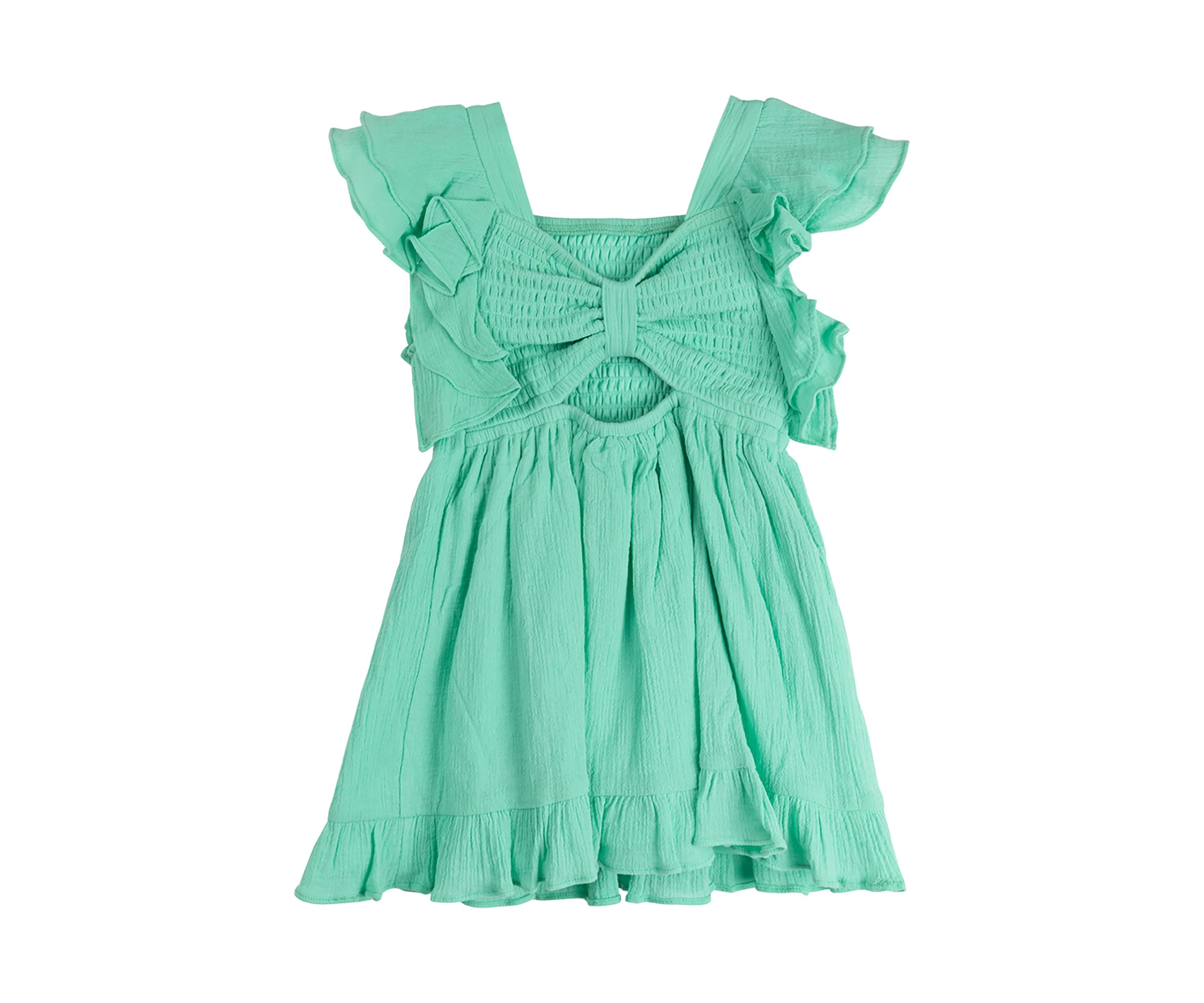 Toddler Girls Flutter Sleeve Dress