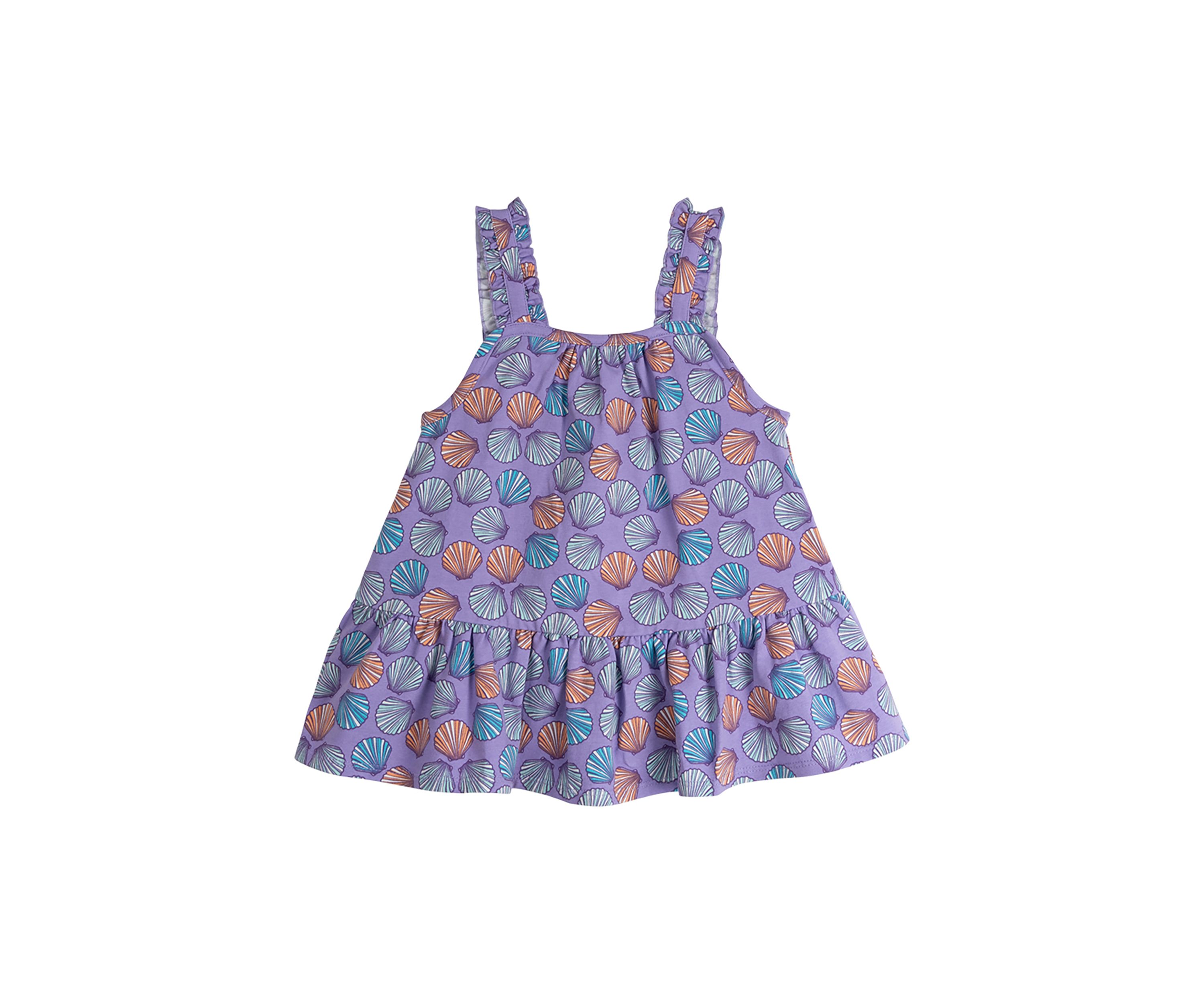 Toddler Girls Sleeveless Printed Top