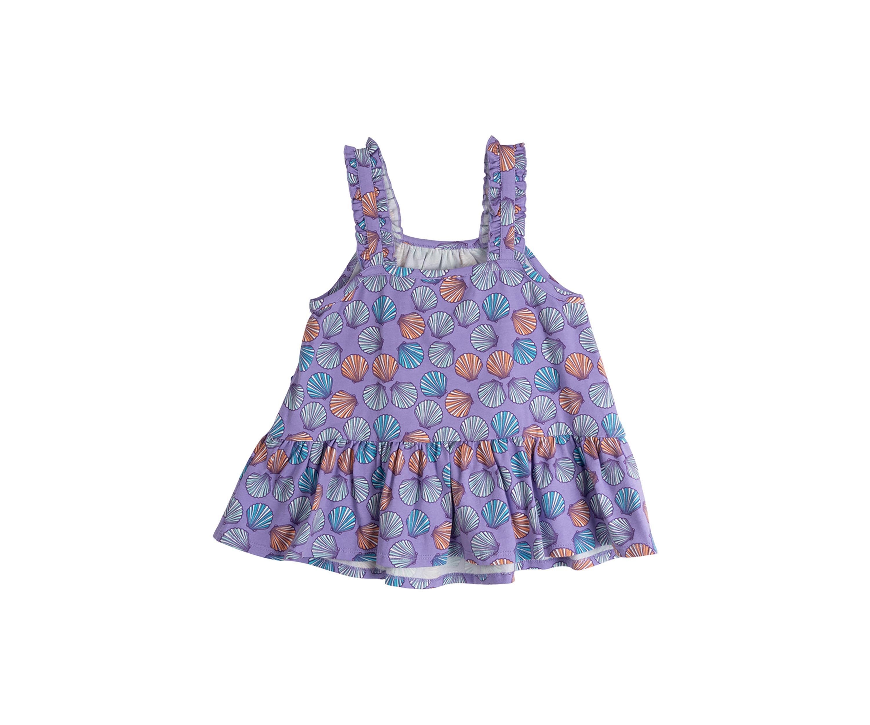 Toddler Girls Sleeveless Printed Top