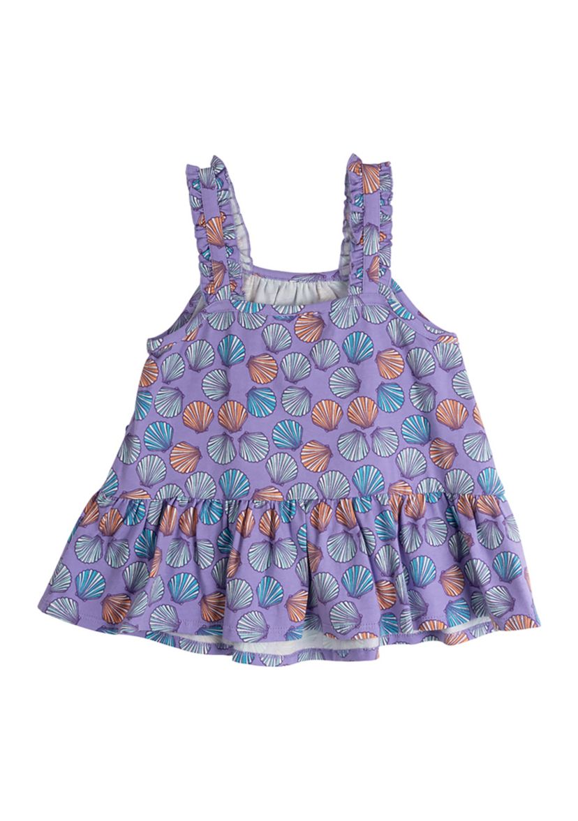 Toddler Girls Sleeveless Printed Top