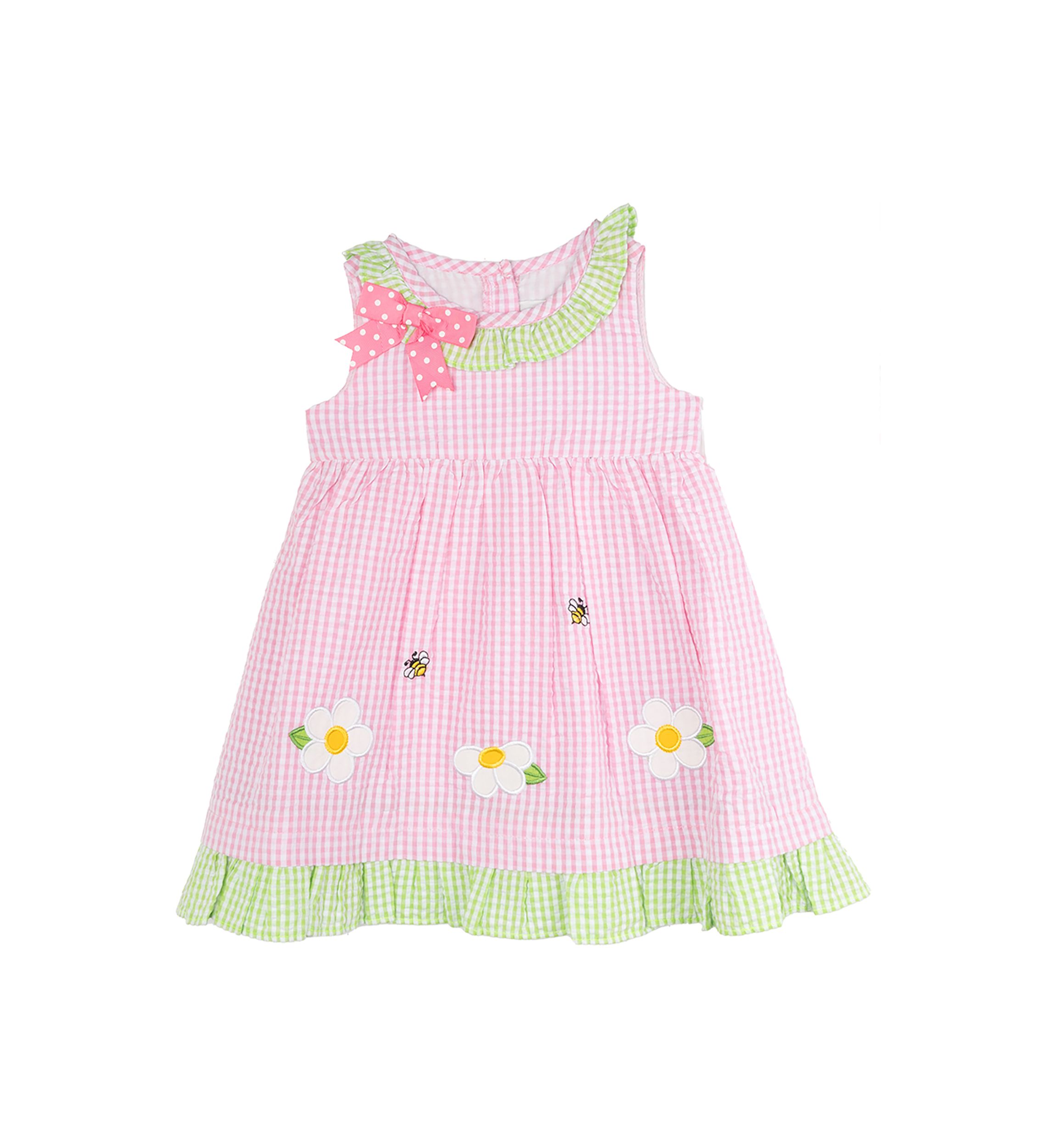 Toddler Girls Daisy Seersucker Dress