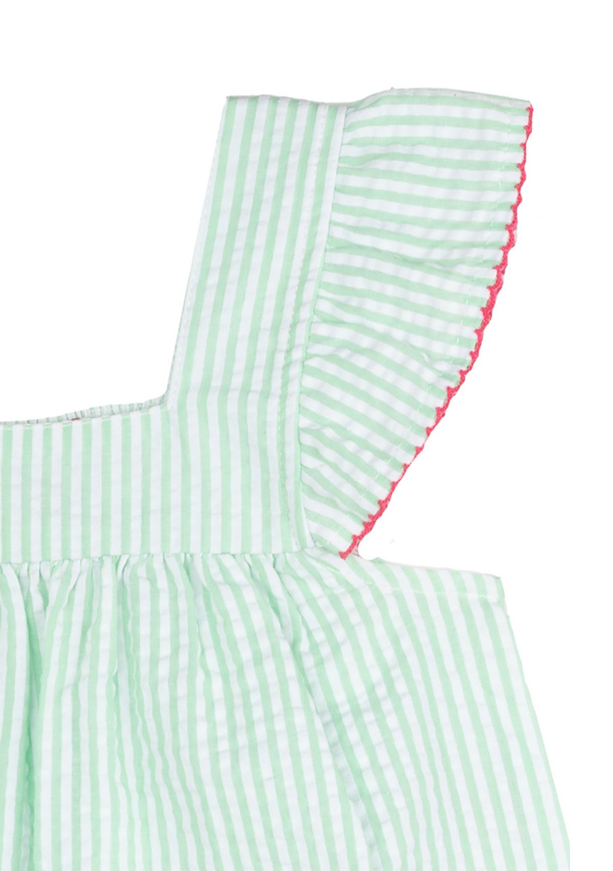 Toddler Girls Cherry Seersucker Dress