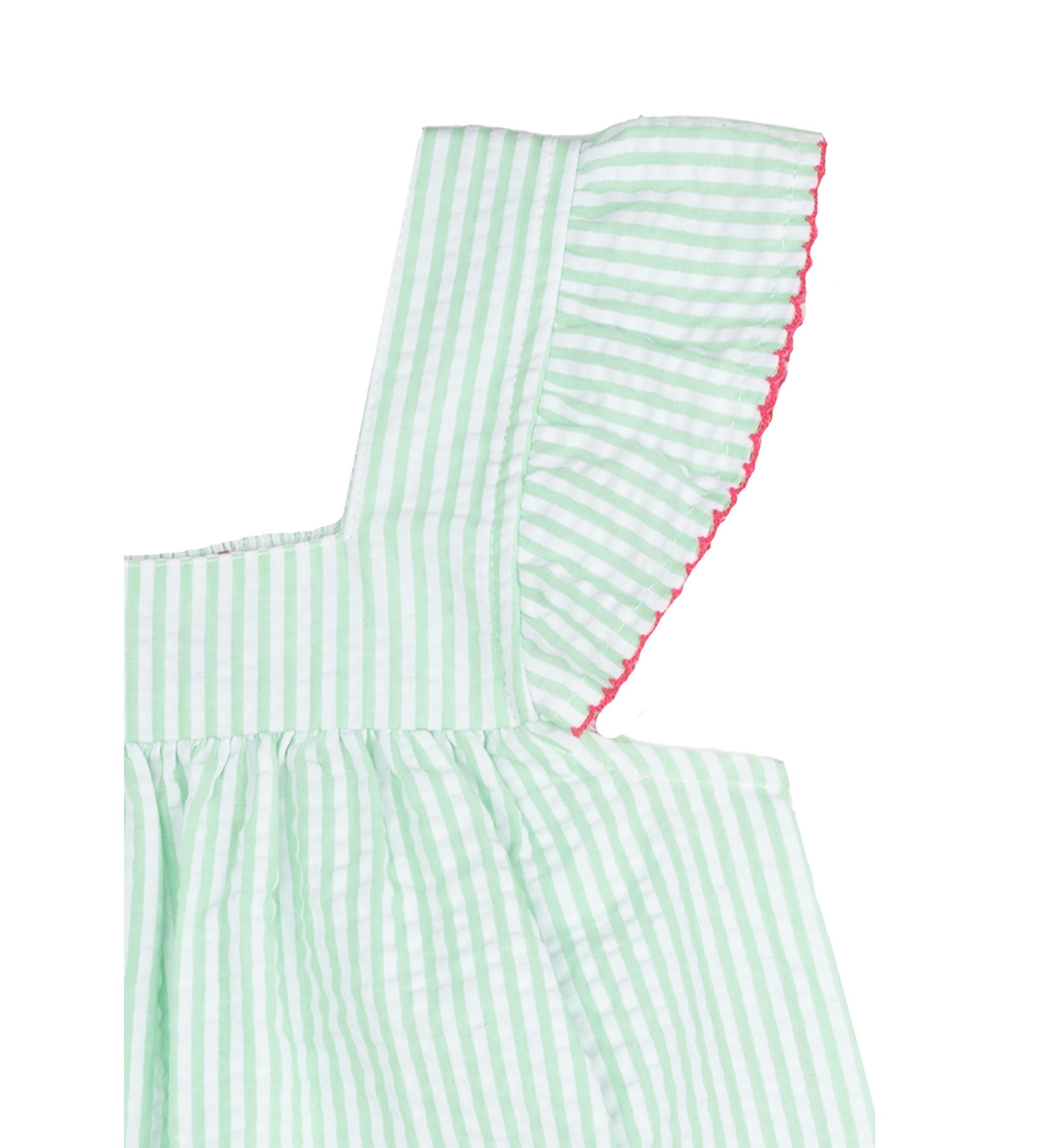 Toddler Girls Cherry Seersucker Dress
