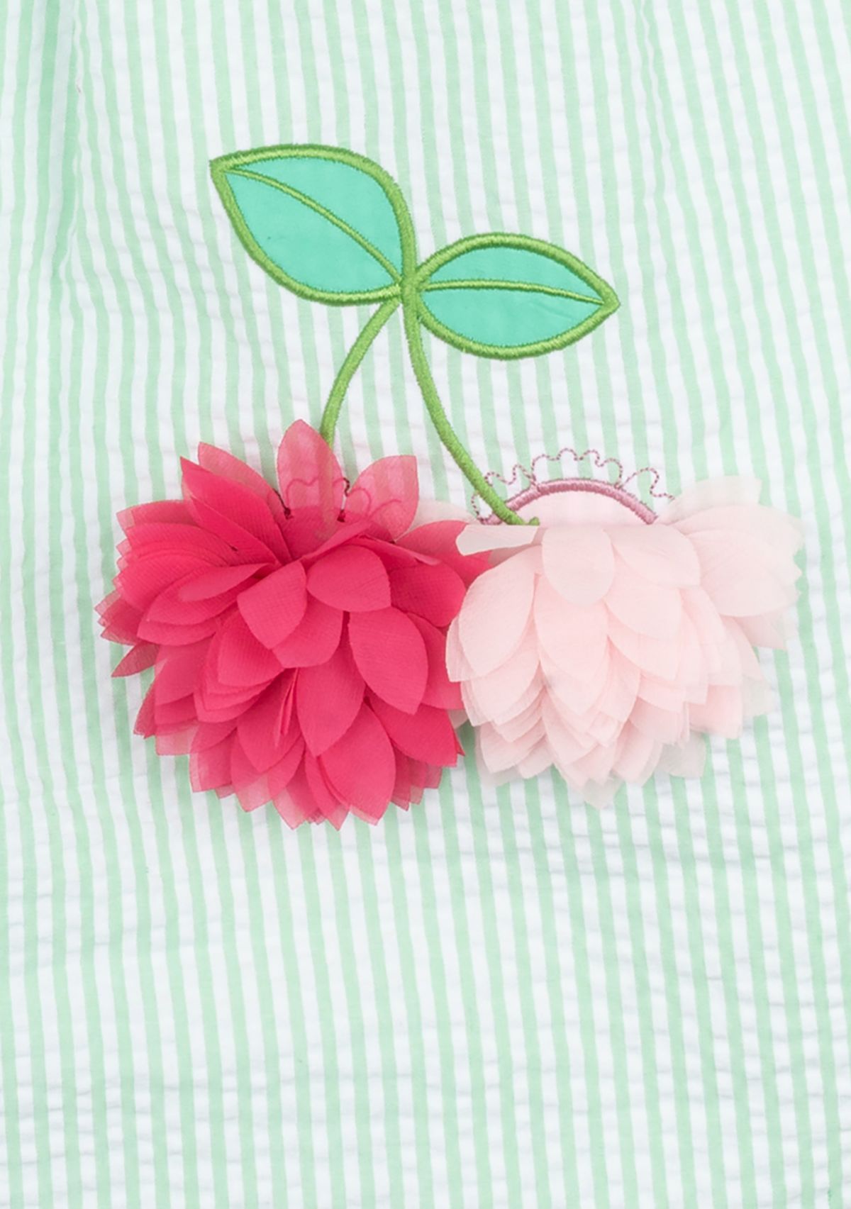 Toddler Girls Cherry Seersucker Dress