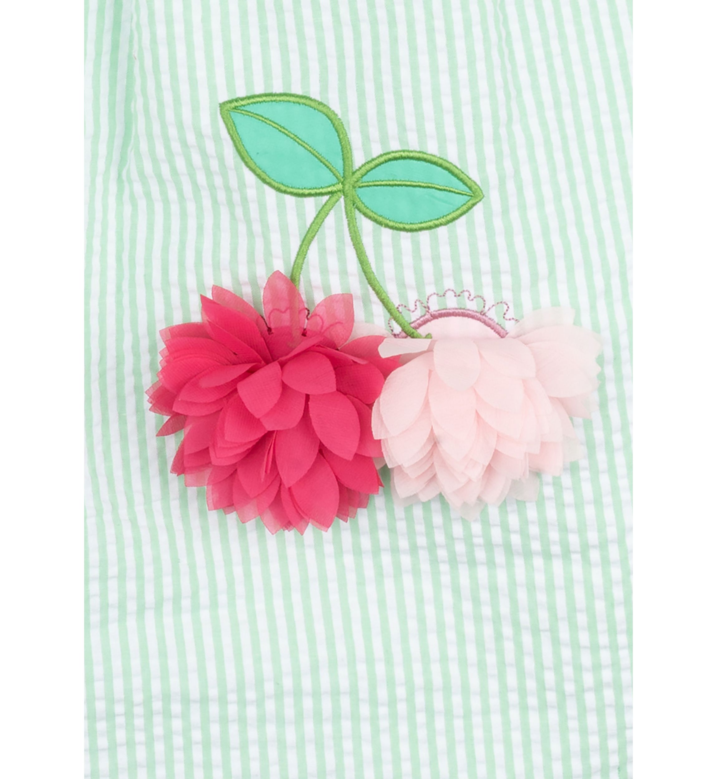Toddler Girls Cherry Seersucker Dress