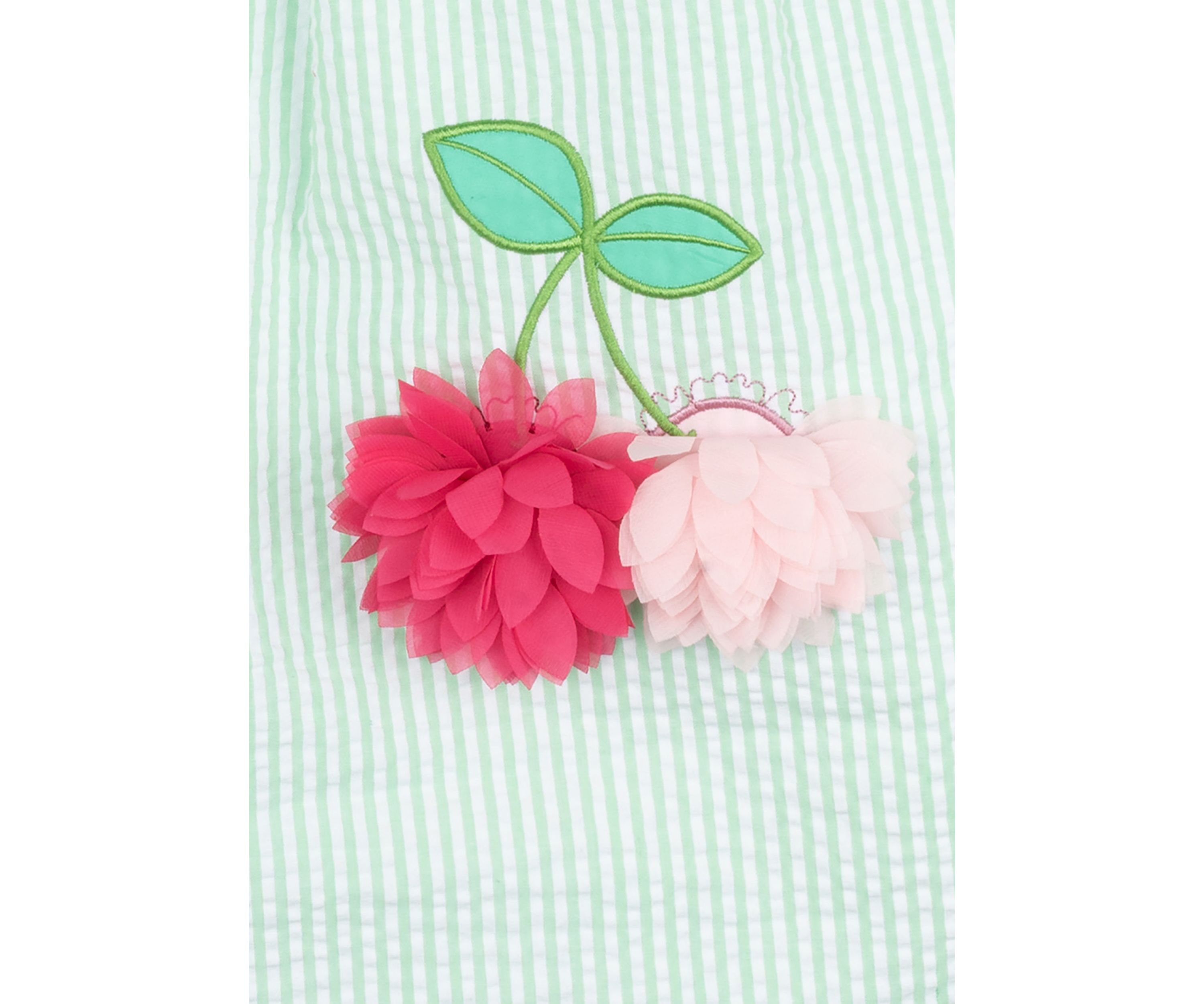 Toddler Girls Cherry Seersucker Dress