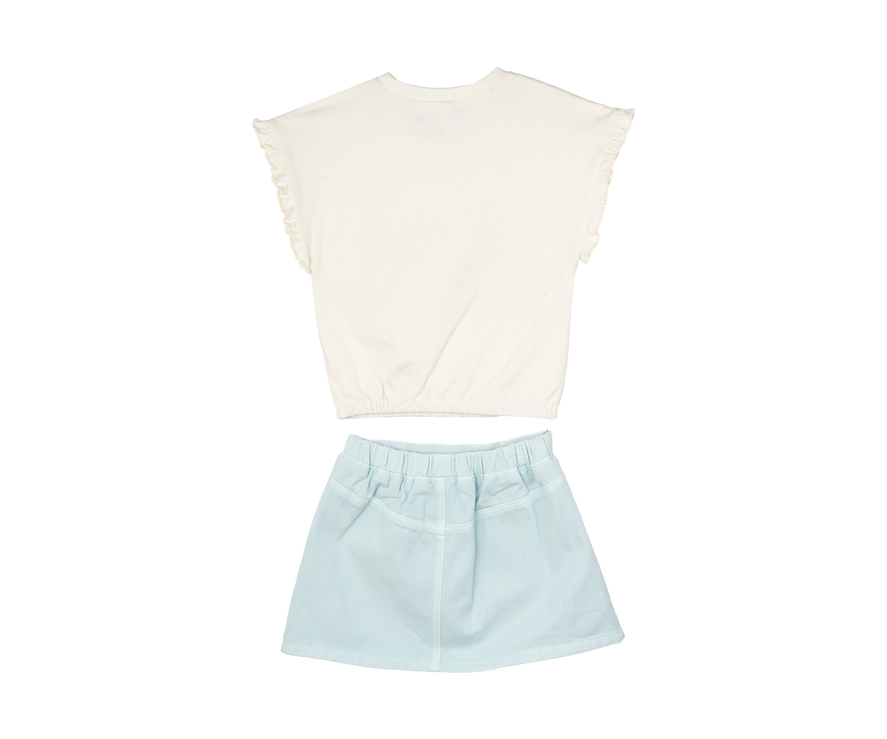 Toddler Girls Hello Sunshine Graphic Top and Skort Set