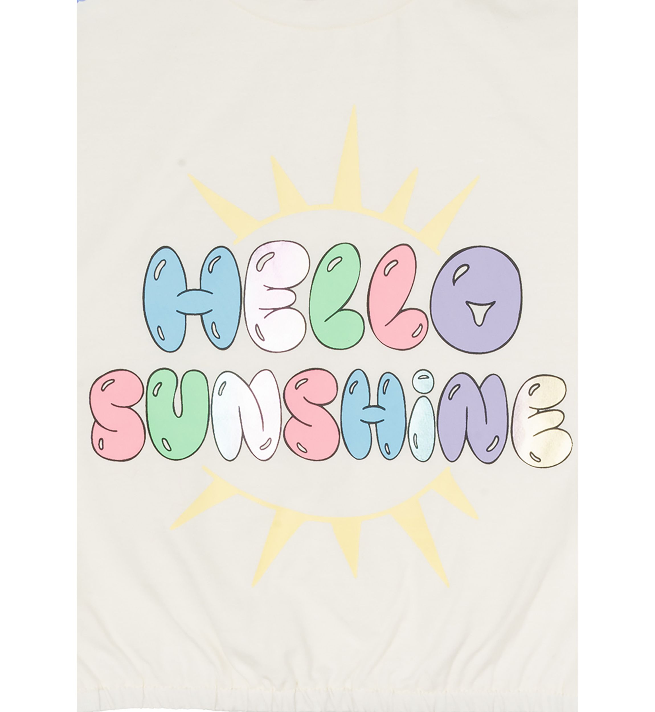 Toddler Girls Hello Sunshine Graphic Top and Skort Set