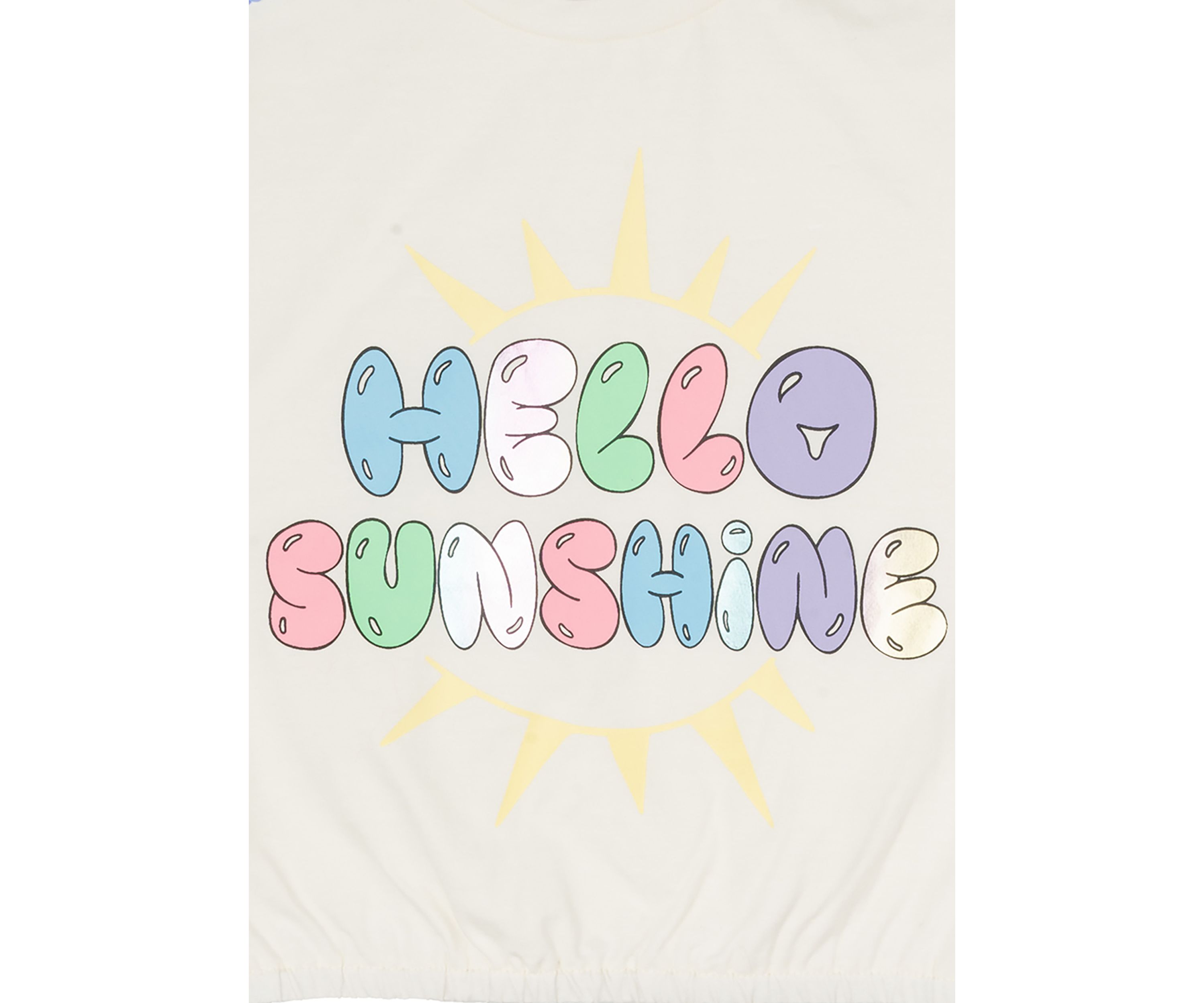Toddler Girls Hello Sunshine Graphic Top and Skort Set