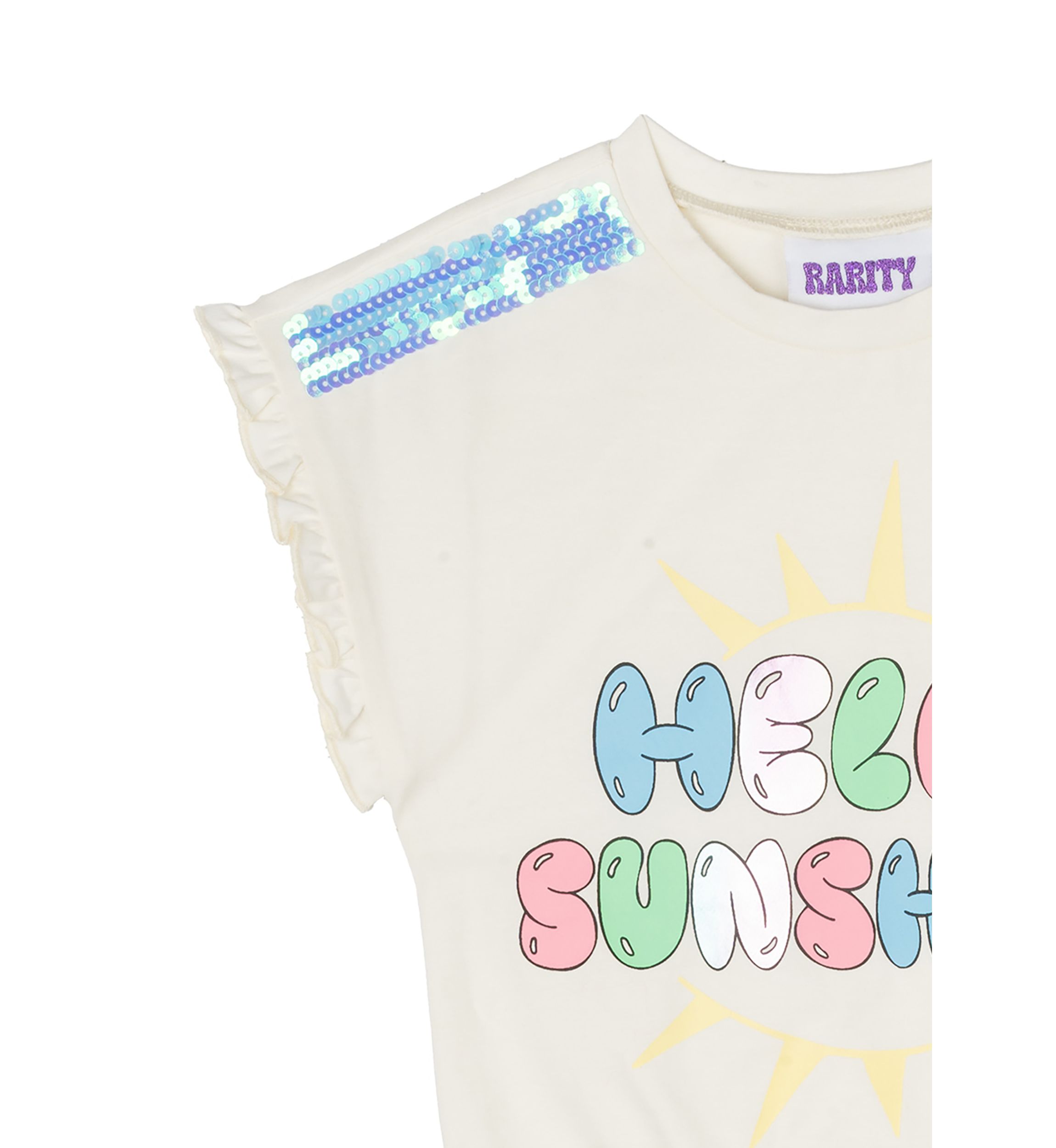 Toddler Girls Hello Sunshine Graphic Top and Skort Set