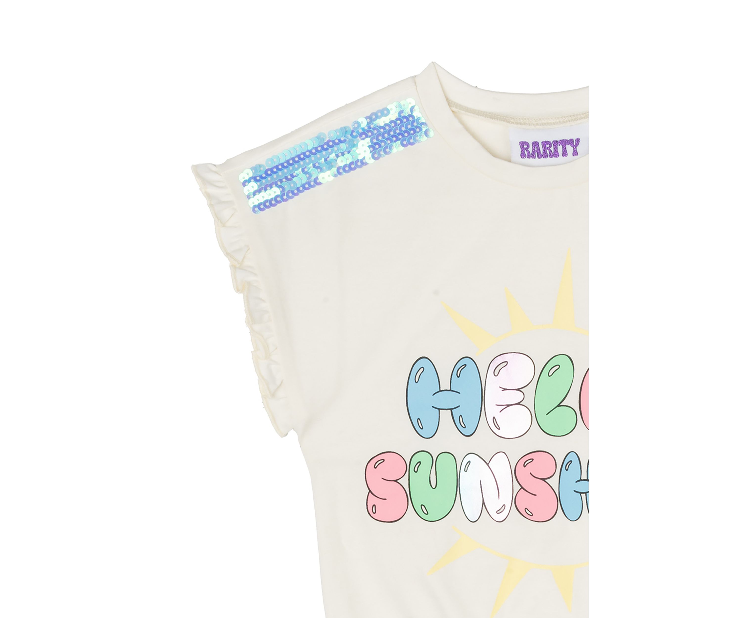 Toddler Girls Hello Sunshine Graphic Top and Skort Set